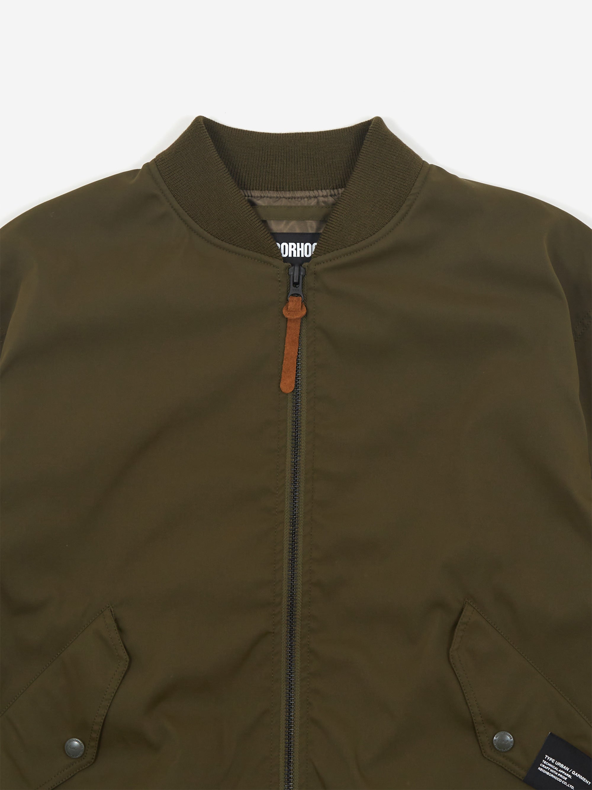 Neighborhood L-2 Flight Jacket - Olive Drab – Goodhood