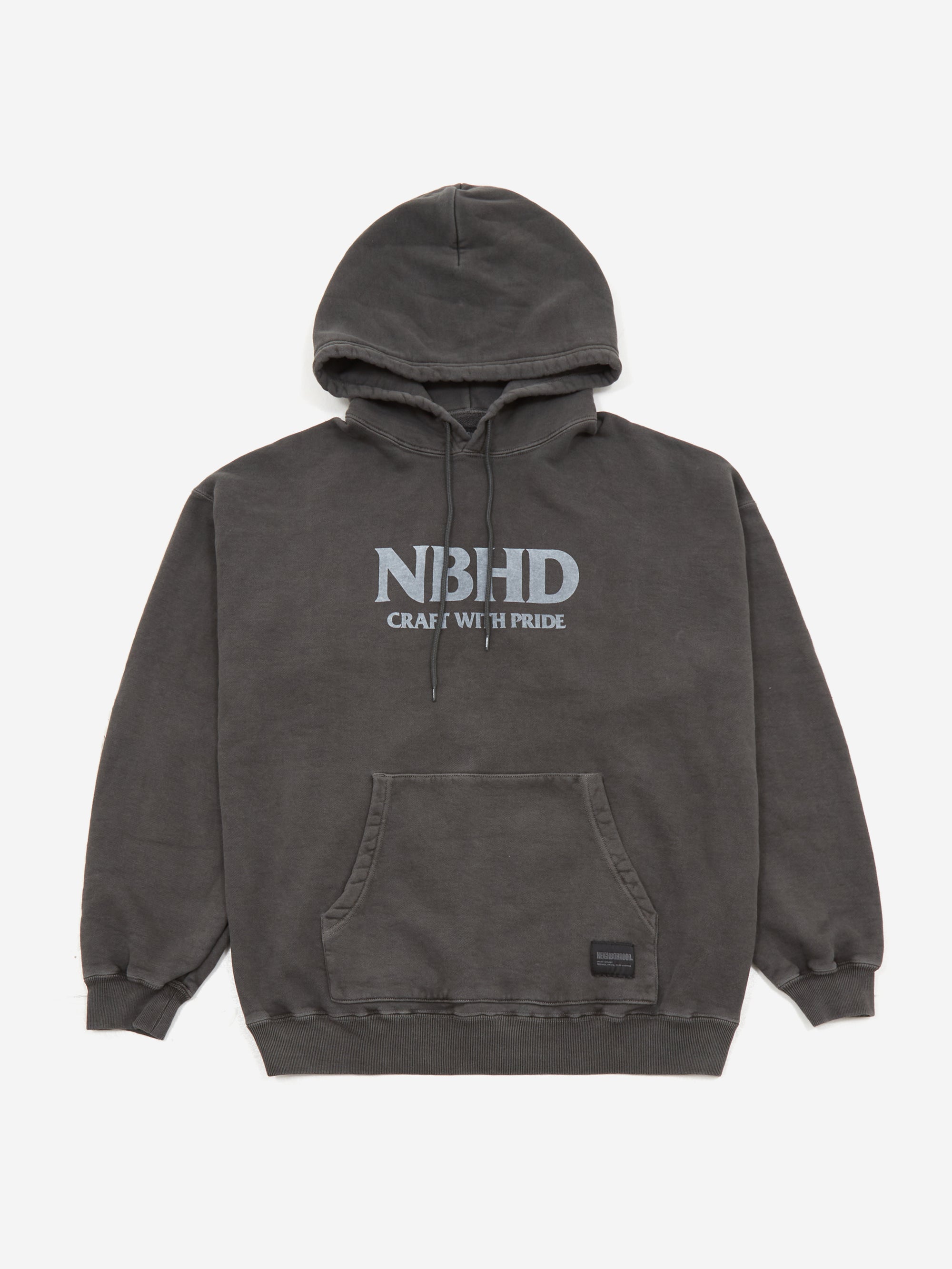 Neighborhood Pigment Dyed Sweatparka Long Sleeve - Black – Goodhood