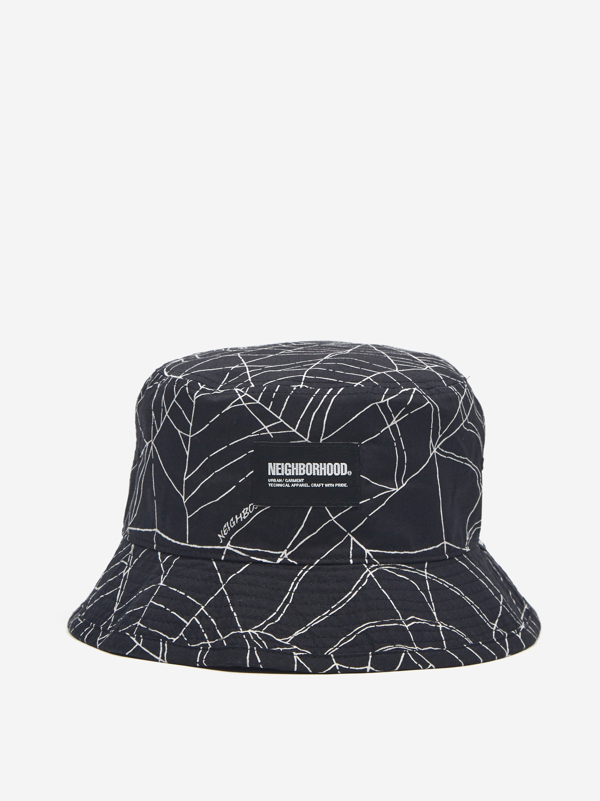 Neighborhood Spiderweb Bucket Hat - Black