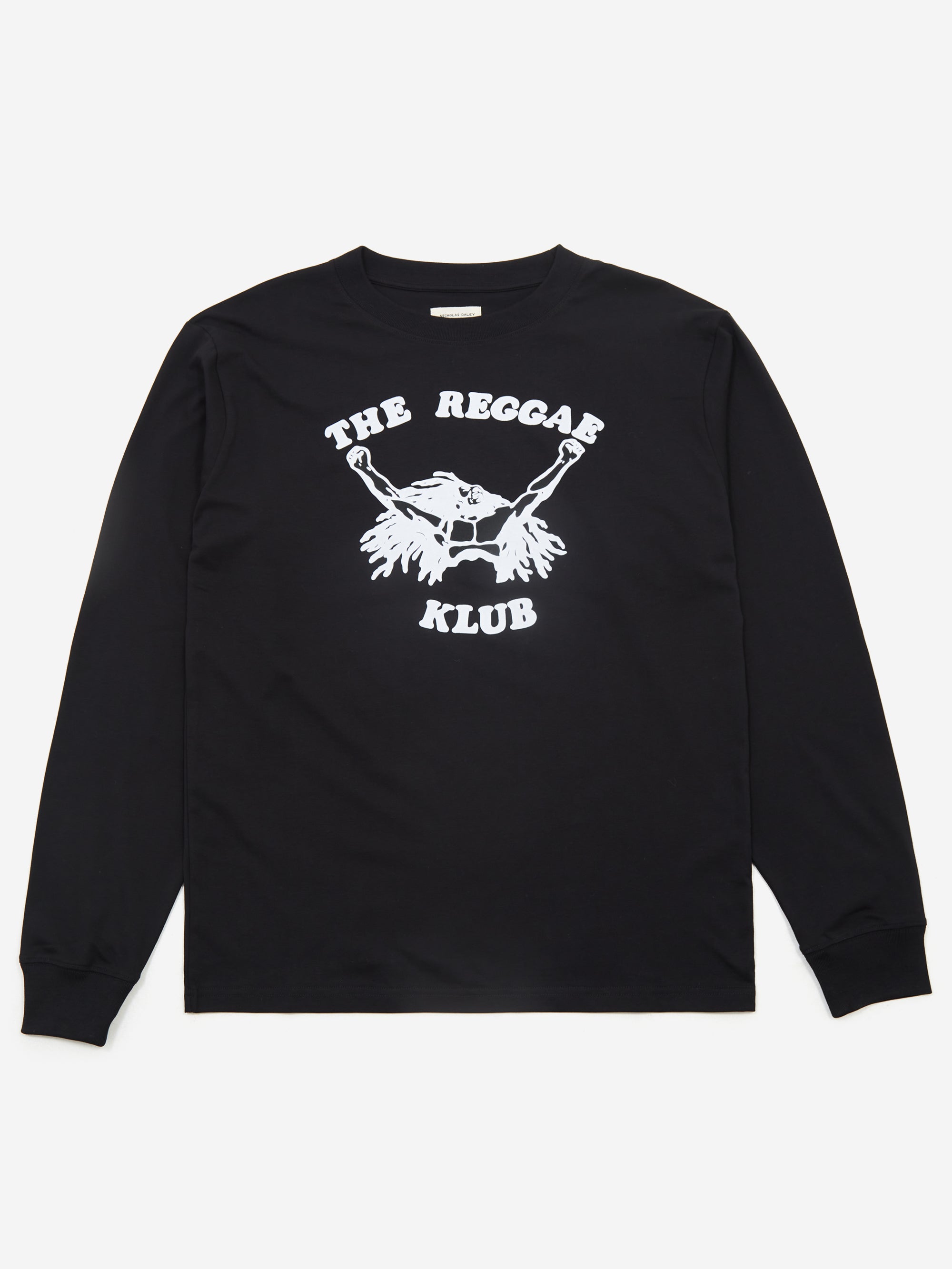 Nicholas Daley Long Sleeve Reggae Klub T-Shirt - Black – Goodhood