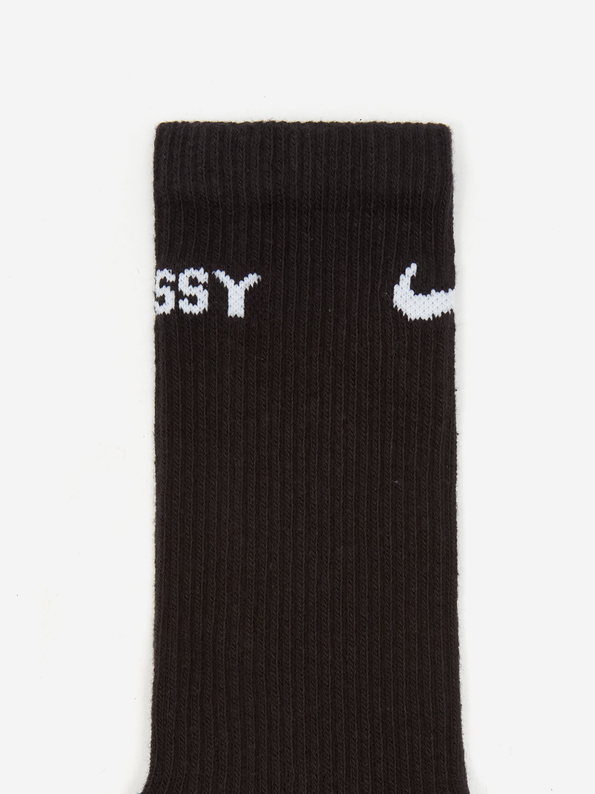 Nike x Stussy Everyday Plus Crew Sock - Black/White – Goodhood