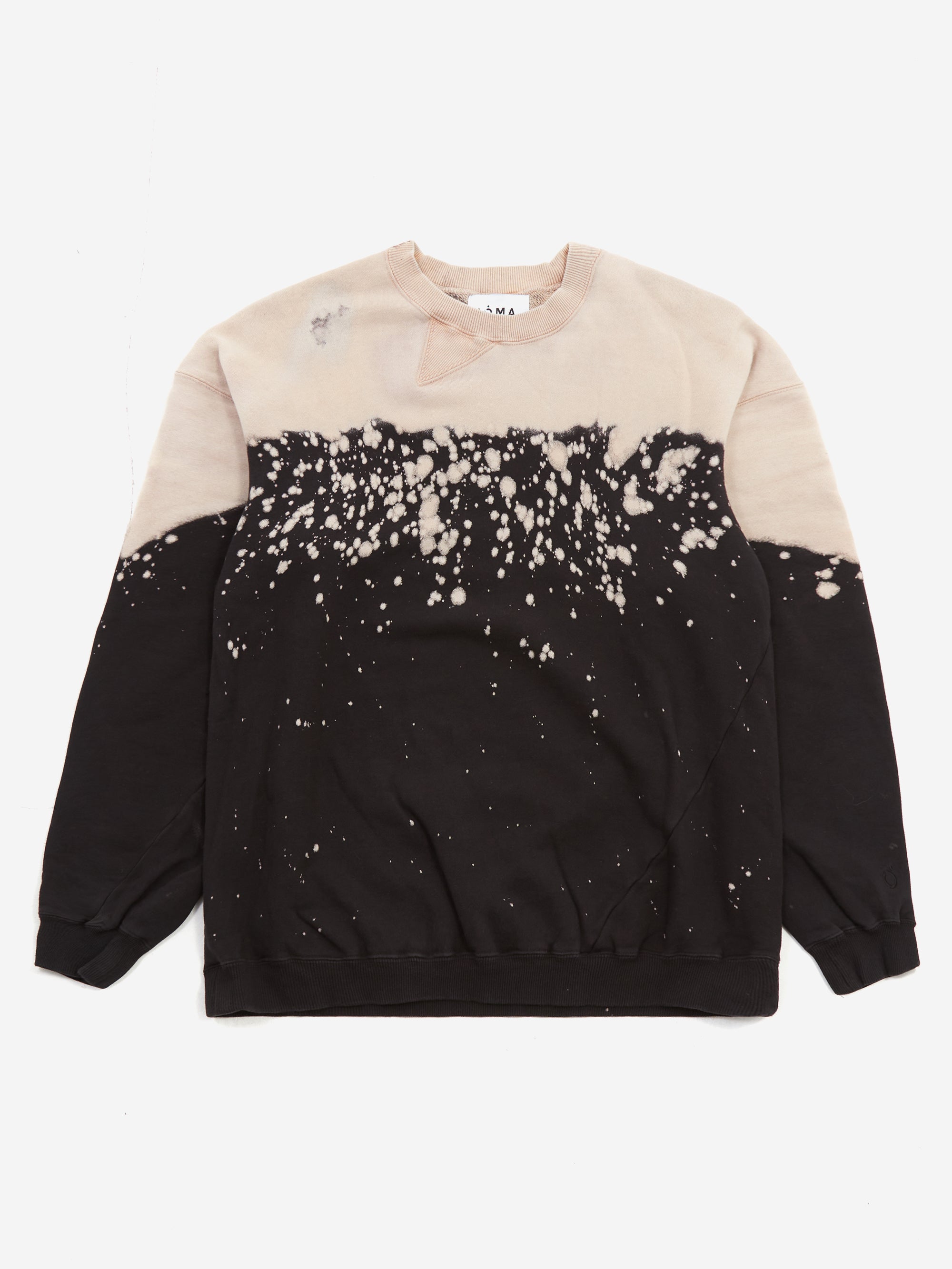 NOMA t.d. Hand Dyed Twist Sweat - Black