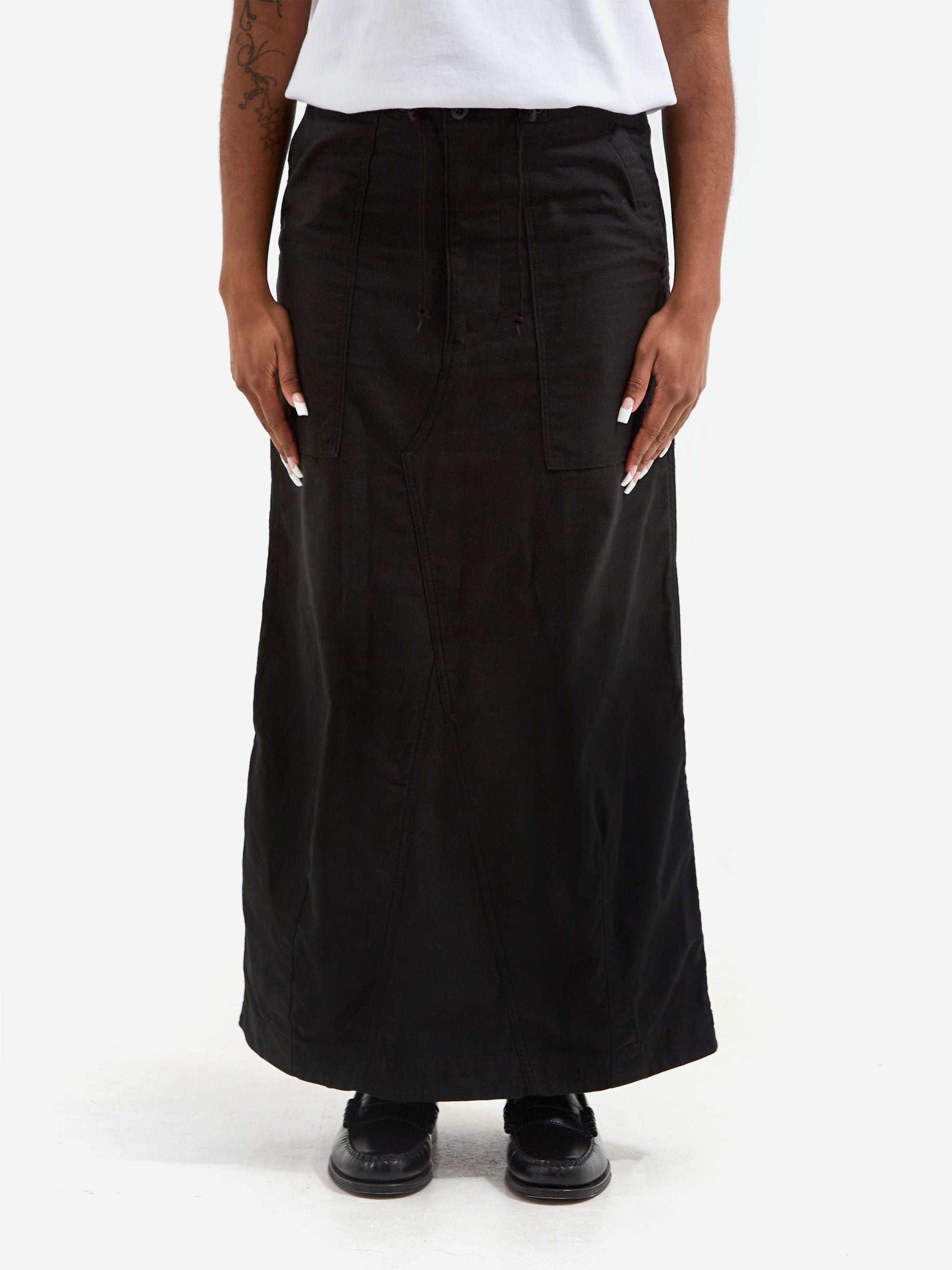 chita様　string fatigue skirt ブラック　1 Needles String Fatigue Skirt - Black – Goodhood