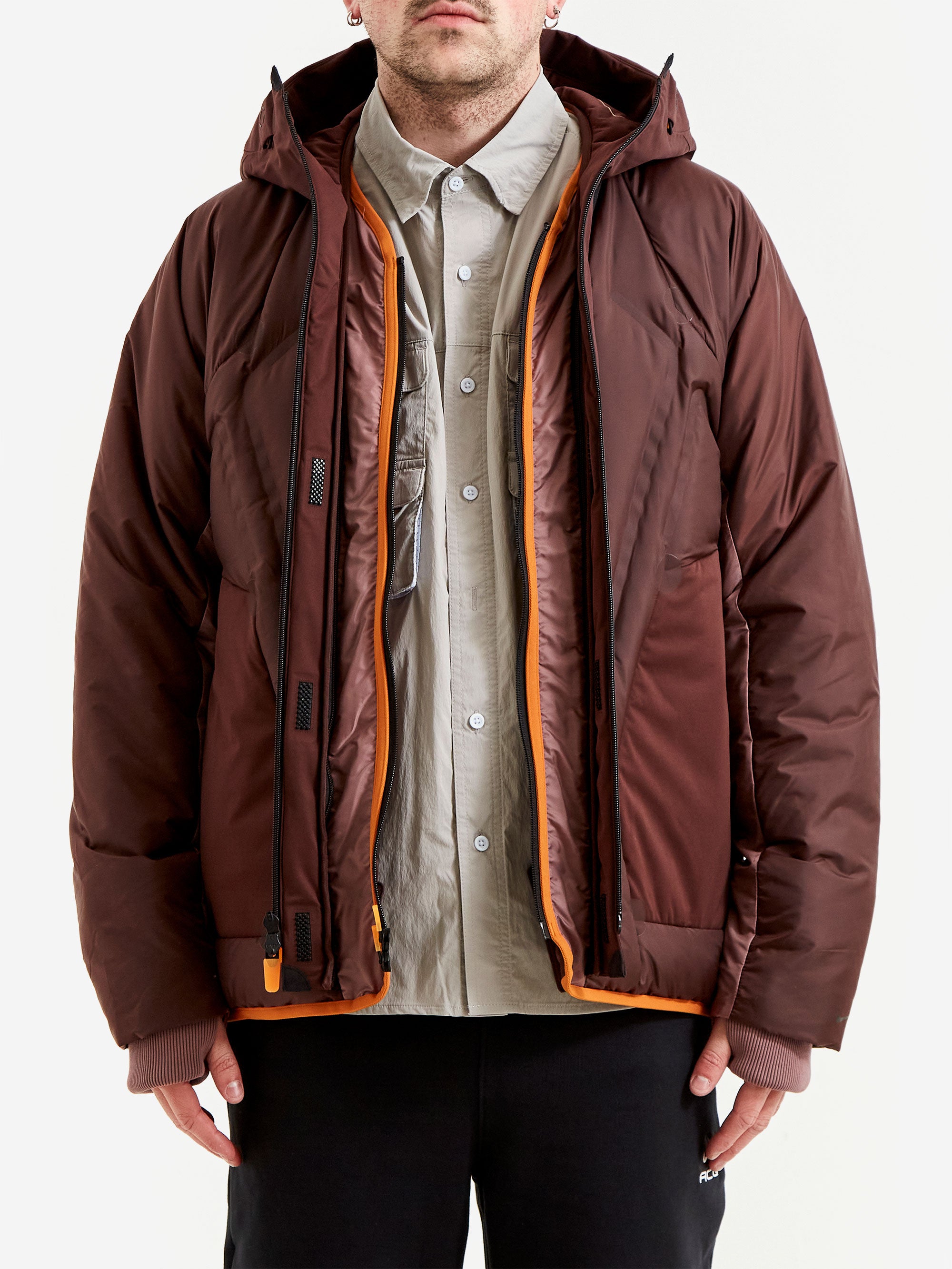 ナイキ　 ISPA ADAPT SENSE AIR JACKET Nike ISPA Adapt Sense Air Jacket - Earth Smokey Mauve/Monarch