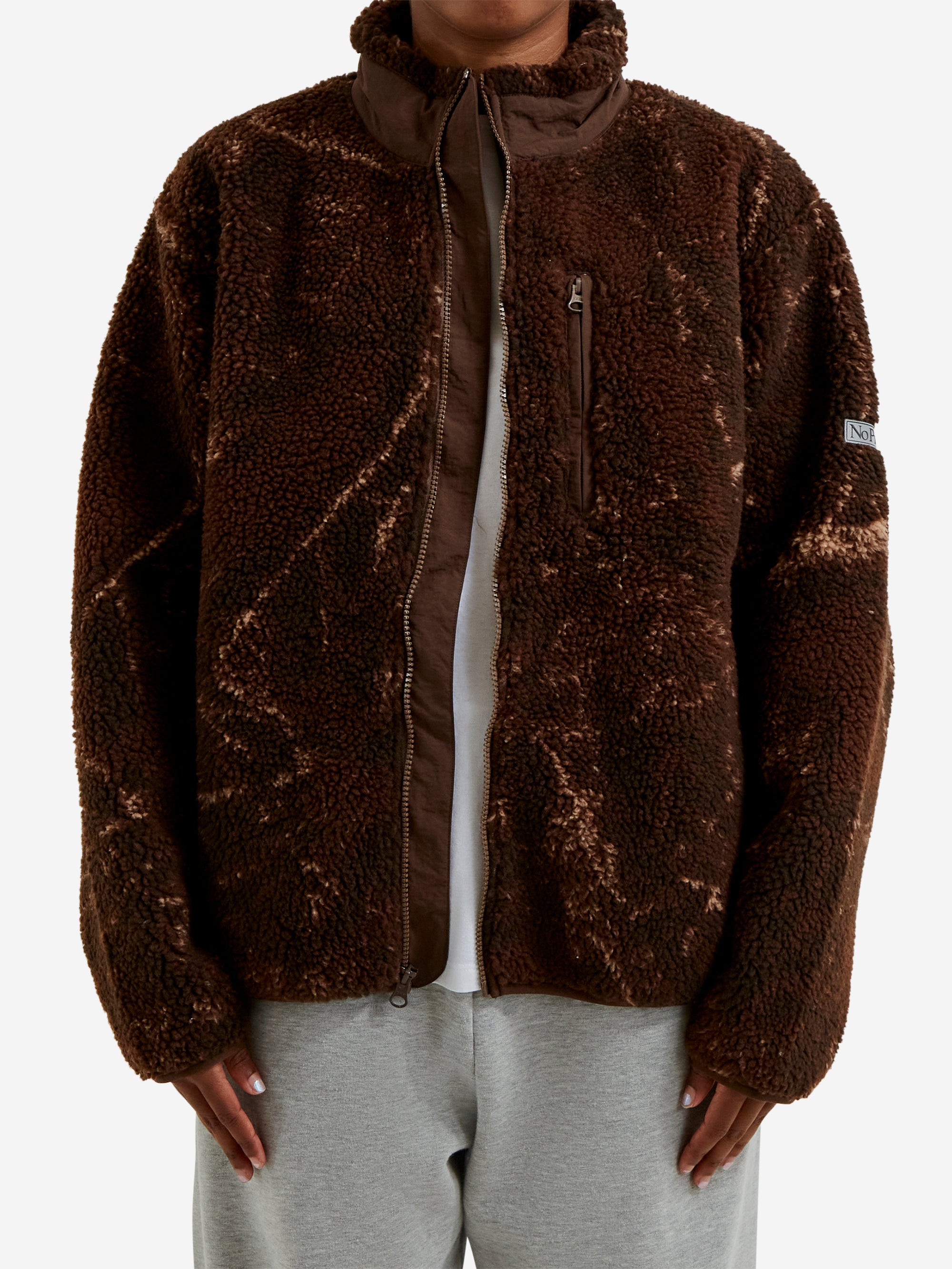 No Problemo NP Forest Heavy Fleece Jacket W Camo – Goodhood