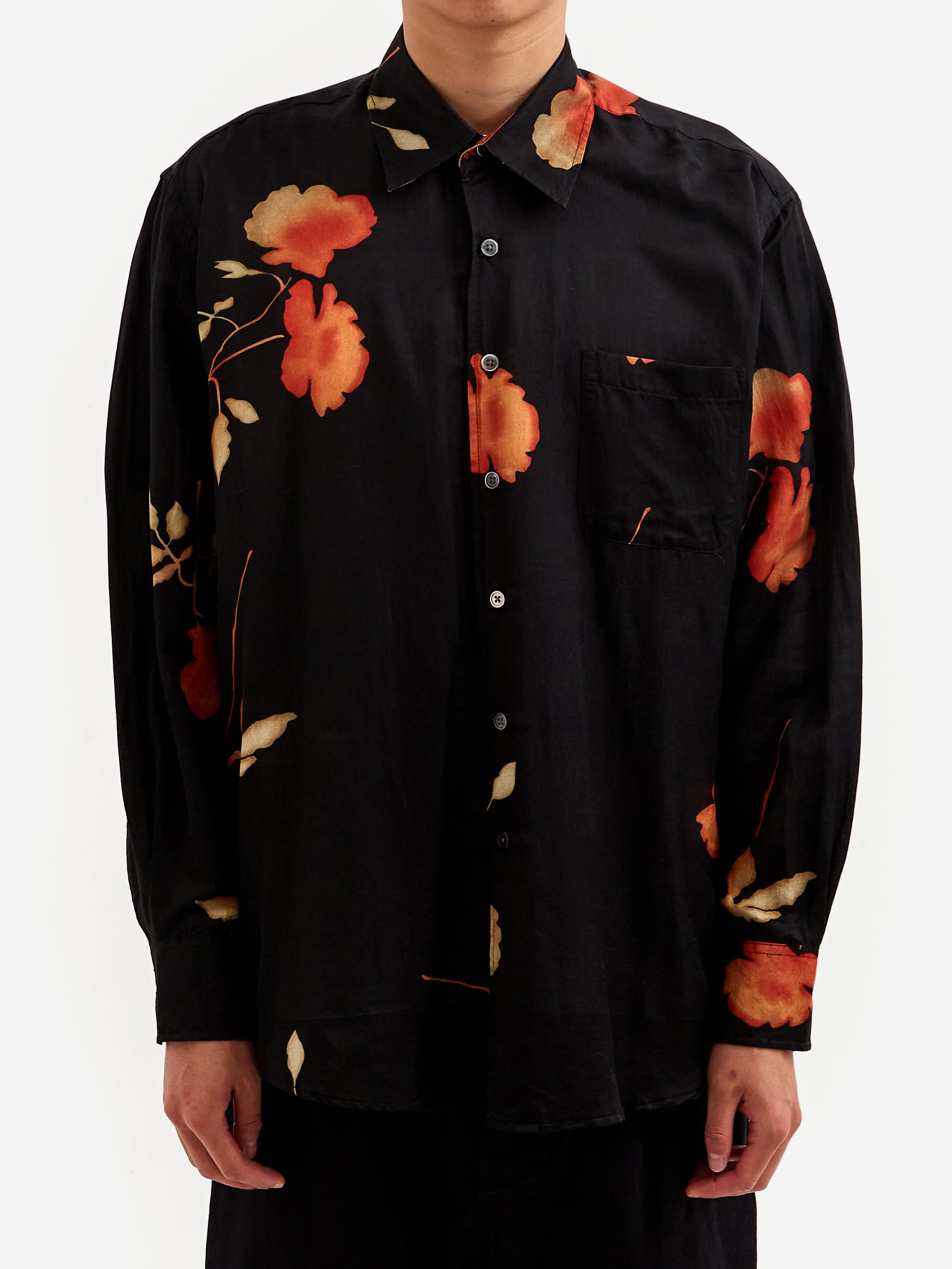 Our Legacy Above Shirt - Nocturnal Flower Print – Goodhood