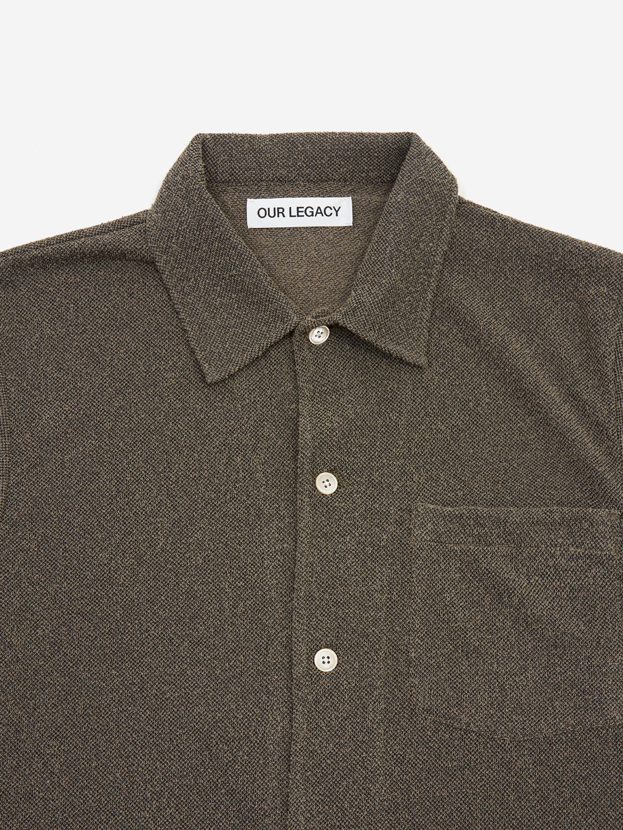 Our Legacy Box Shirt Shortsleeve - Muck Boucle – Goodhood