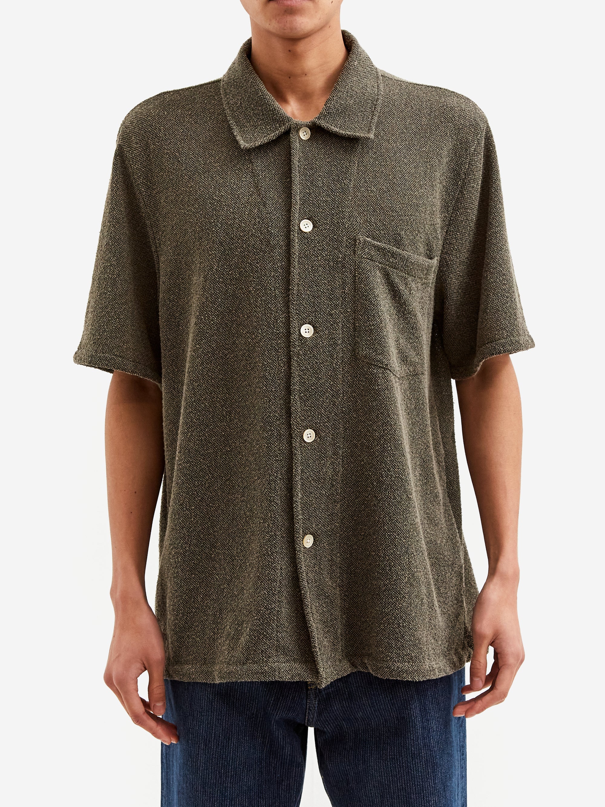 Our Legacy Box Shirt Shortsleeve - Muck Boucle – Goodhood