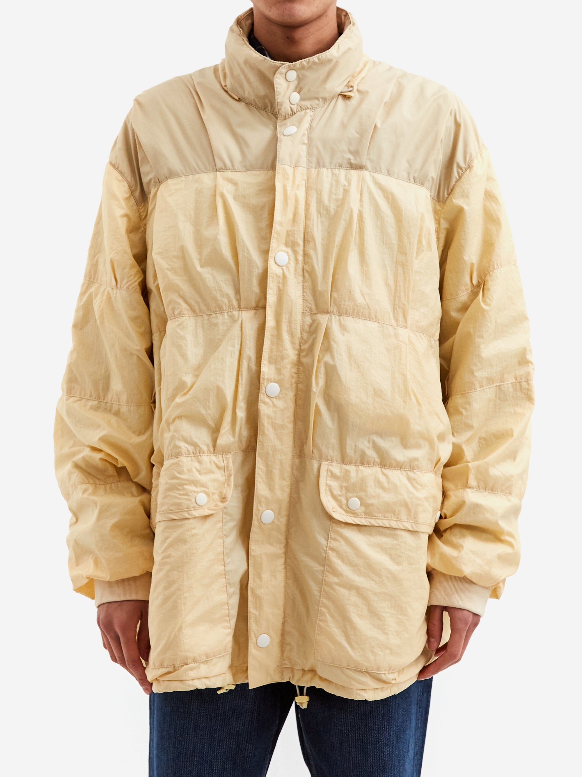Our Legacy Exhaust Puffa - Cream Rubberized Nylon – Goodhood