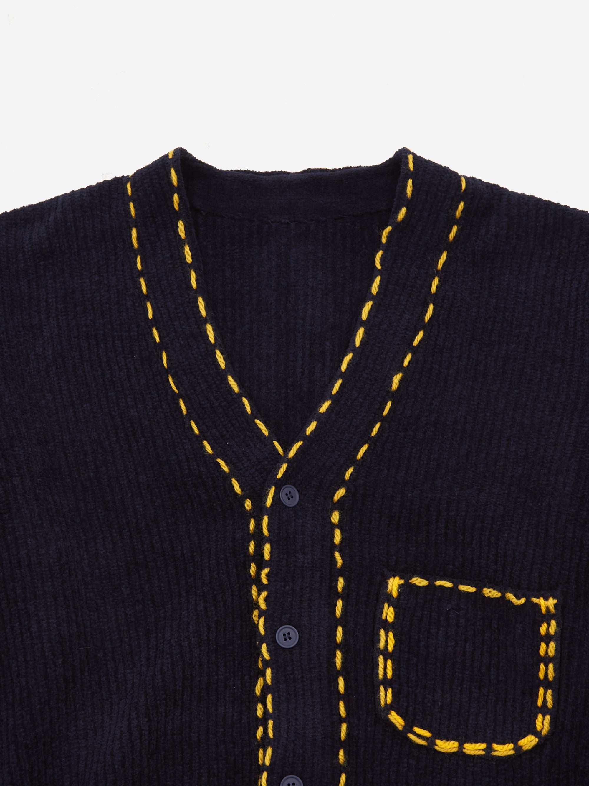 Phingerin PG1 Cardigan - Navy – Goodhood