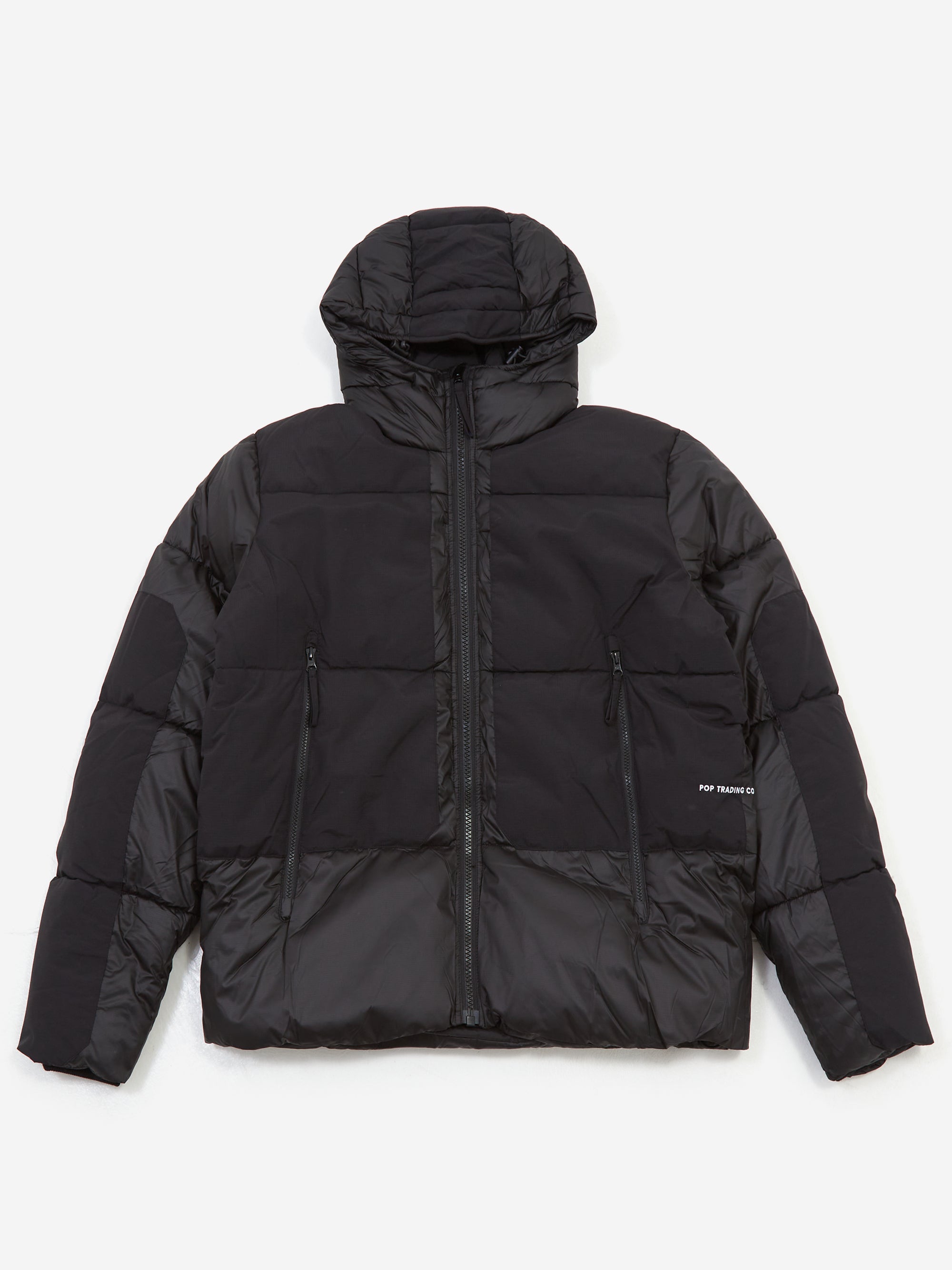 Pop Trading Company Puffer Jacket - Black