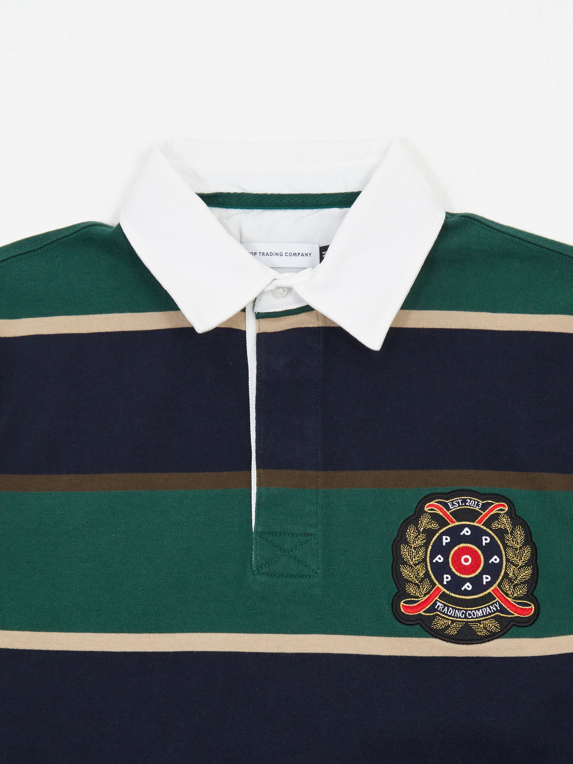 The Striped Rugby Shirt in - Pop Trading Company