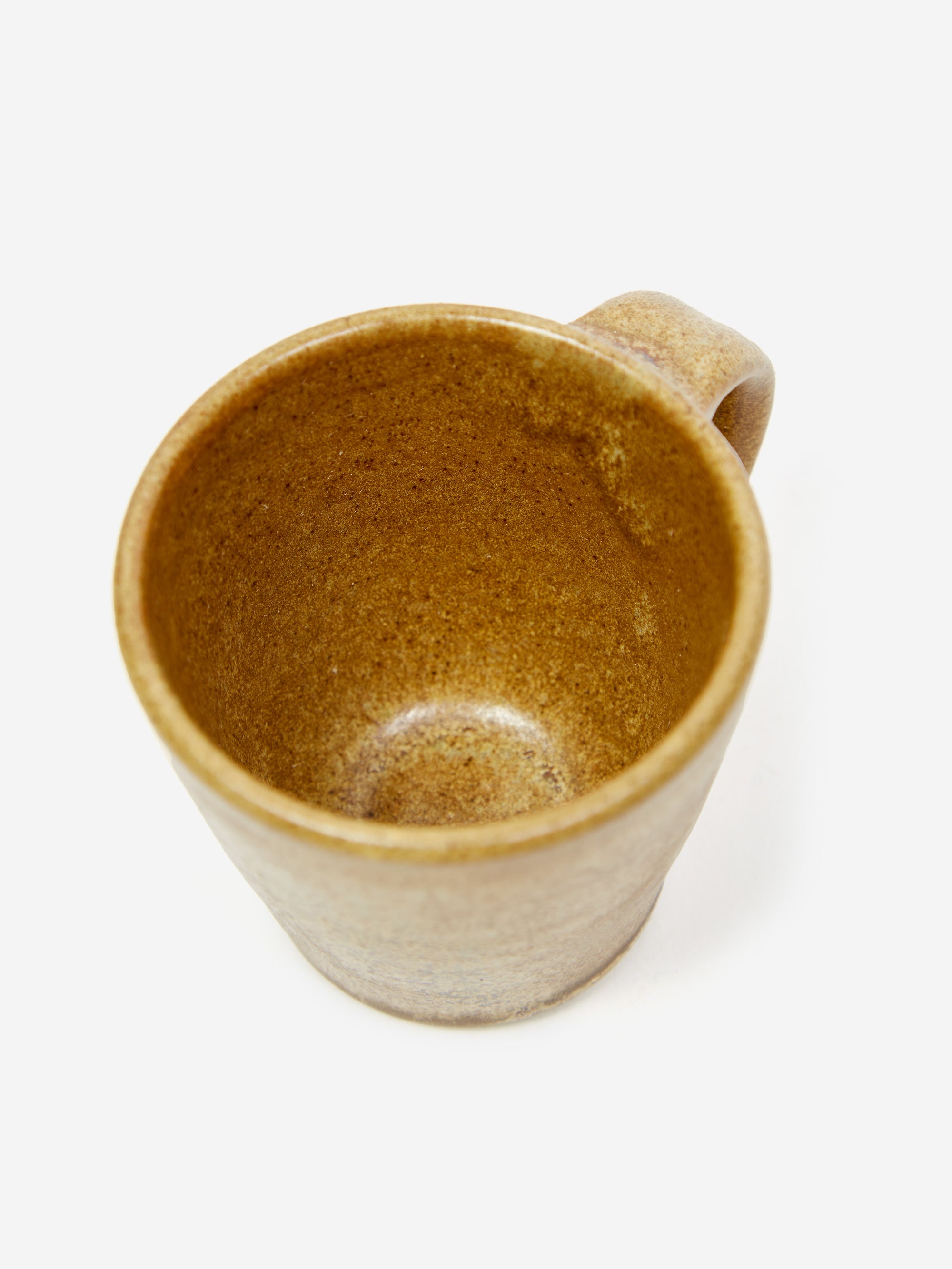 Pottery West Stoneware Espresso Cup Ochre Goodhood