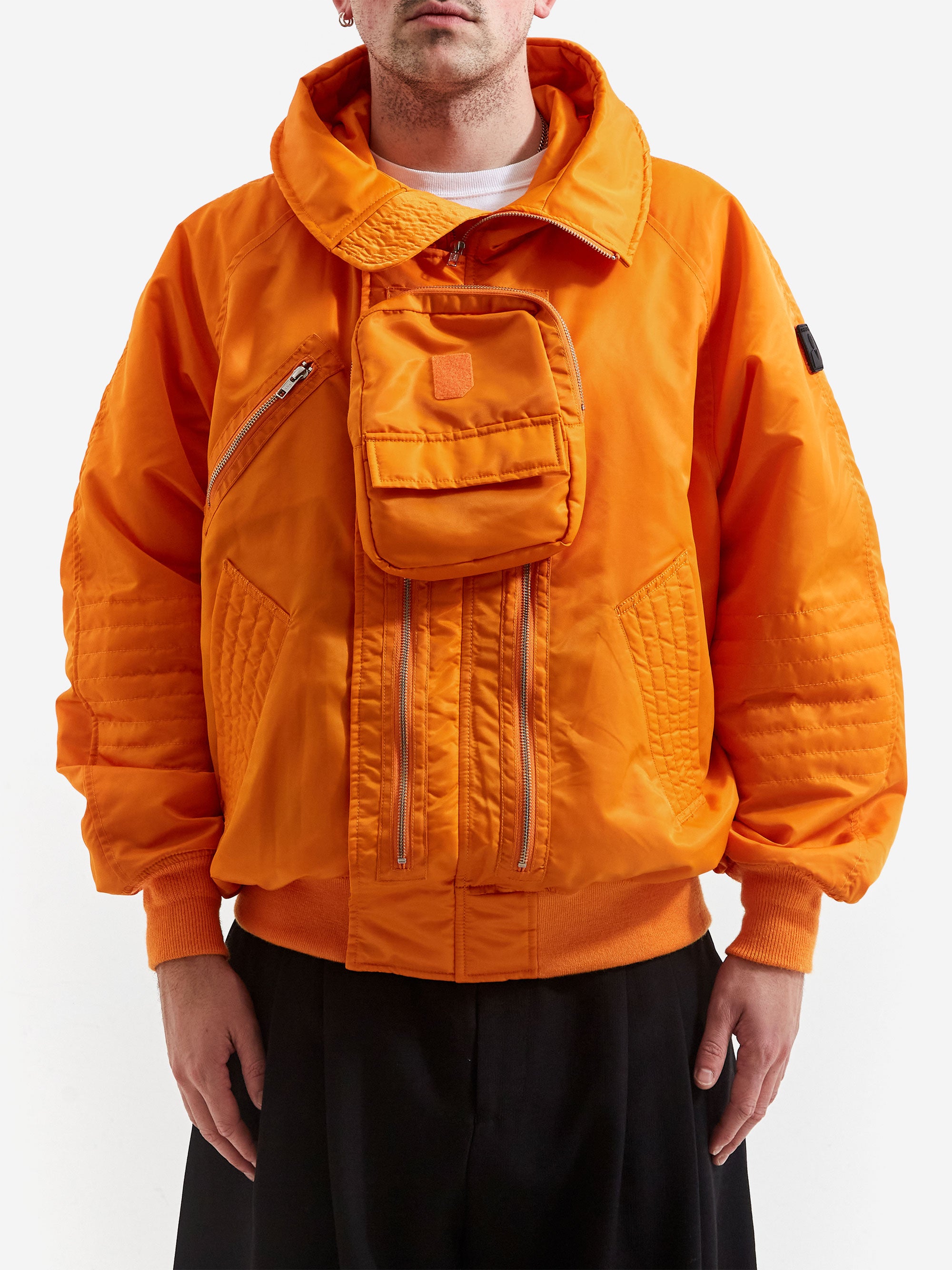 Phingerin Elevation Hooded Bomber - Orange – Goodhood