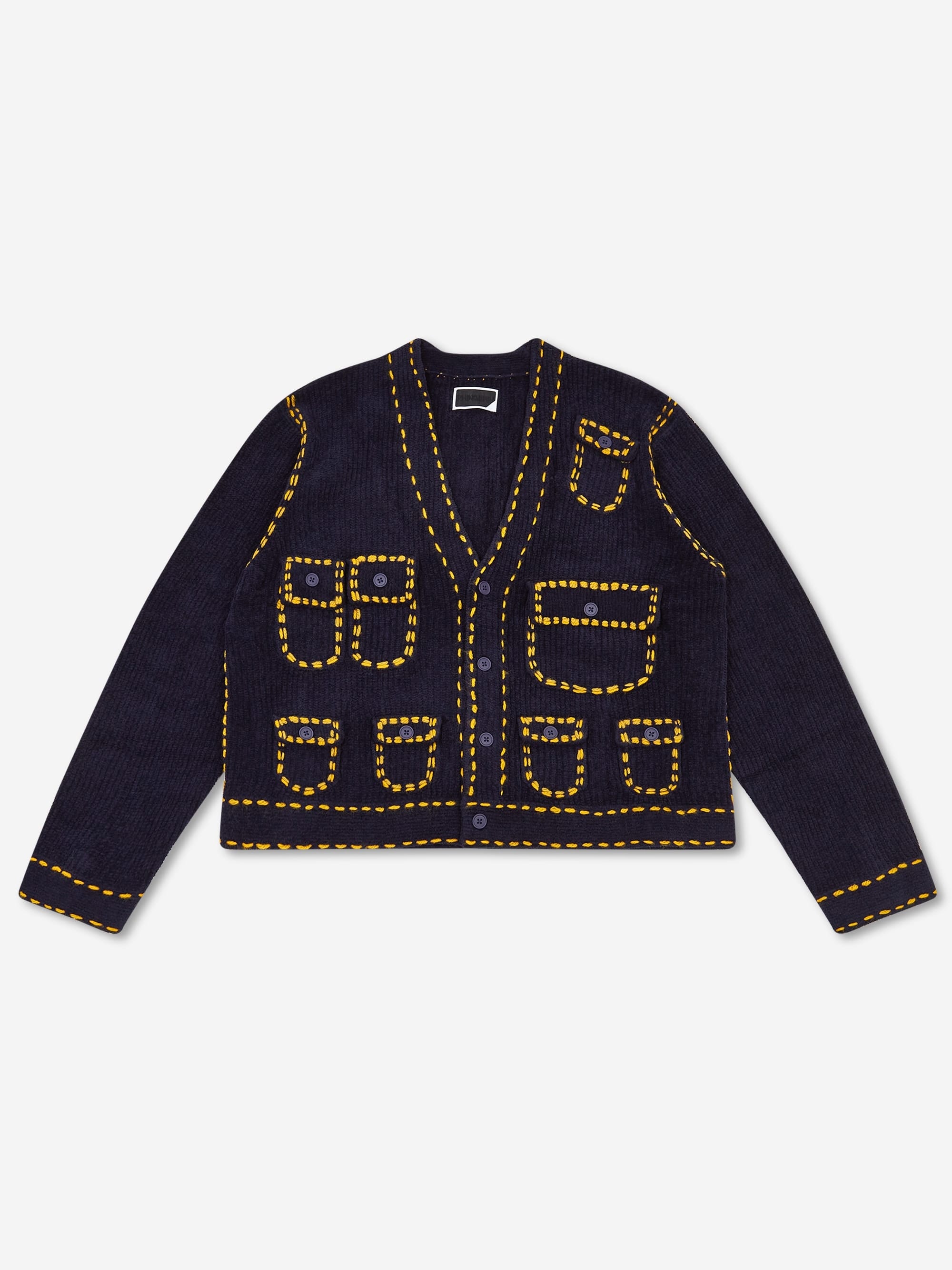 フィンガリン PG1 POCKET CARDIGAN Phingerin PG1 Pocket Cardigan - Navy – Goodhood