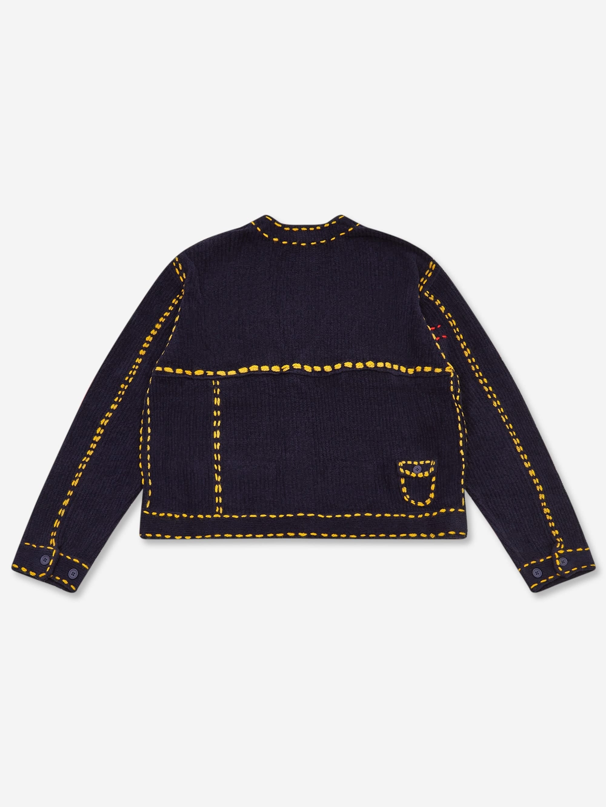 Phingerin PG1 Pocket Cardigan - Navy – Goodhood