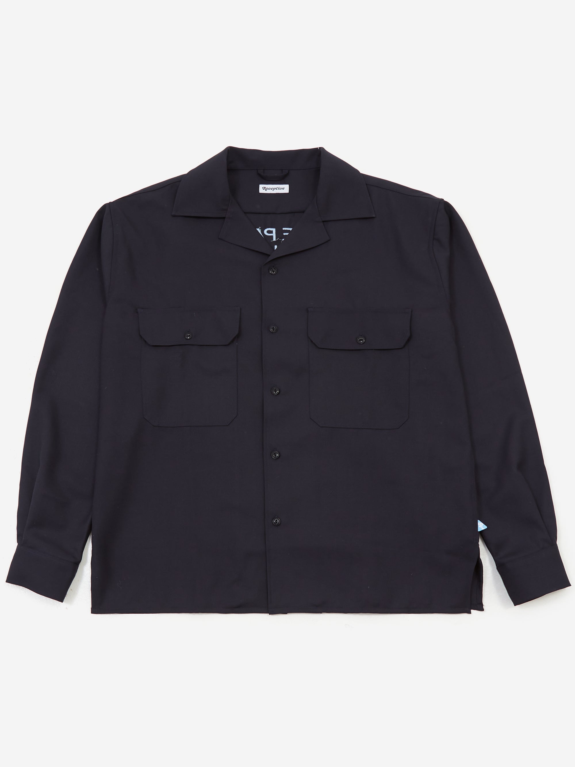 Relaxed-fit overshirt in stretch jersey