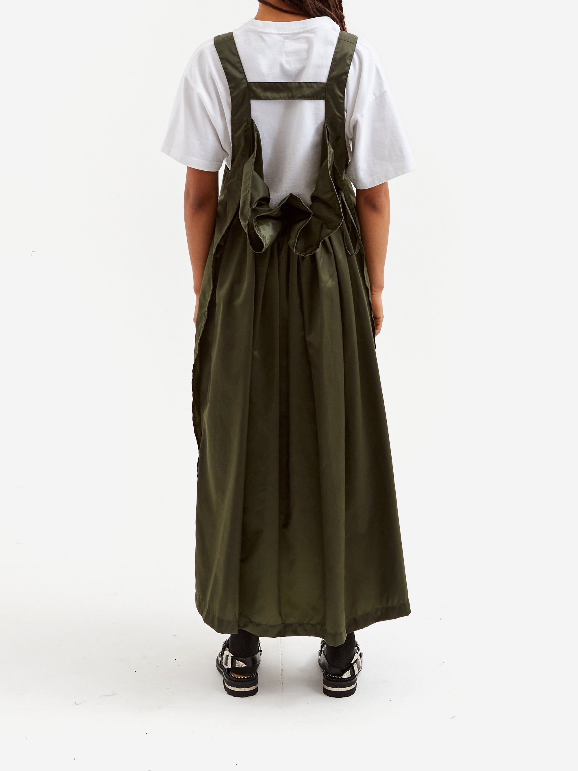 RhodolirioN Jumper Skirt - Army Twill – Goodhood RhodolirioN Jumper Skirt - Army Twill – Goodhood