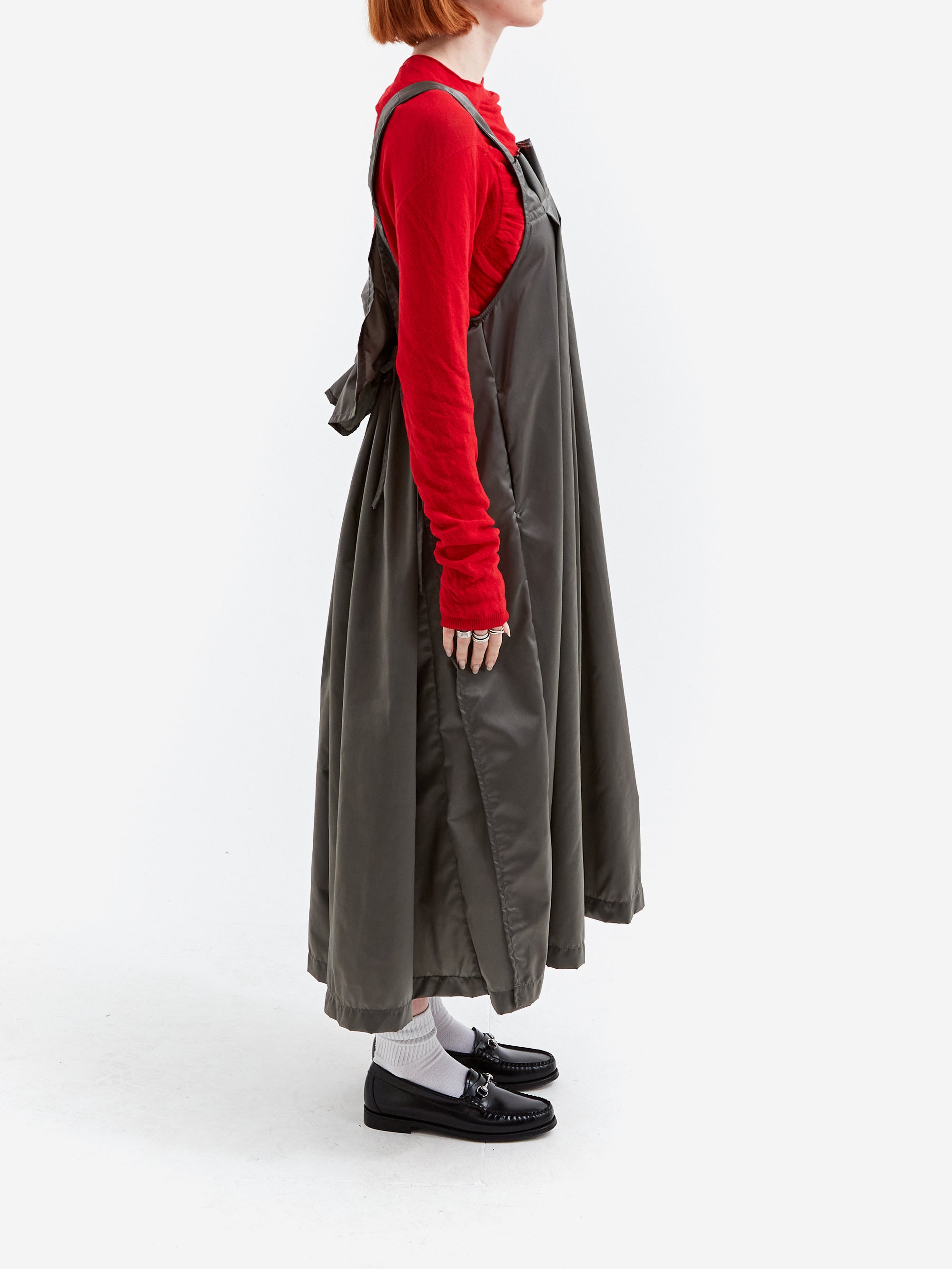 RhodolirioN Jumper Skirt - Military Twill Grey – Goodhood