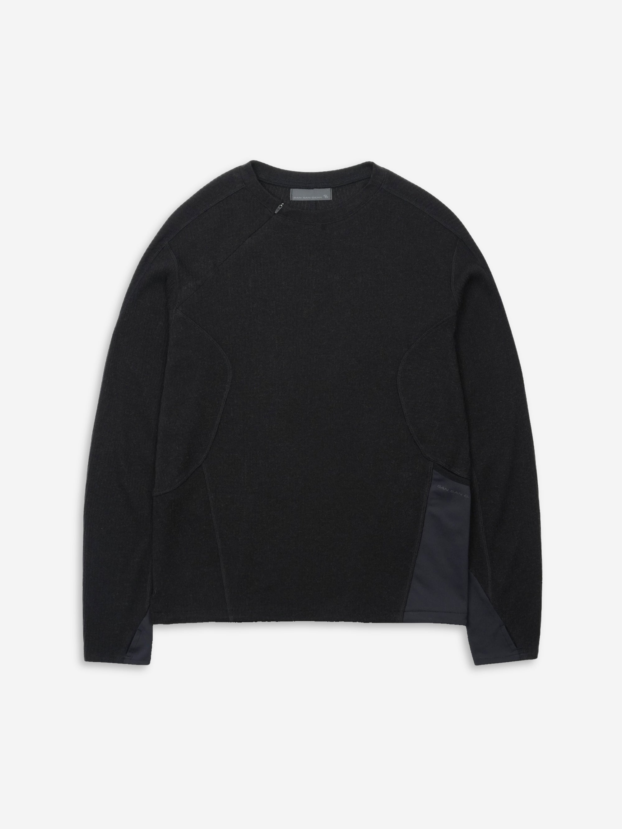 San San Gear Ribbed Long Sleeve - Black – Goodhood