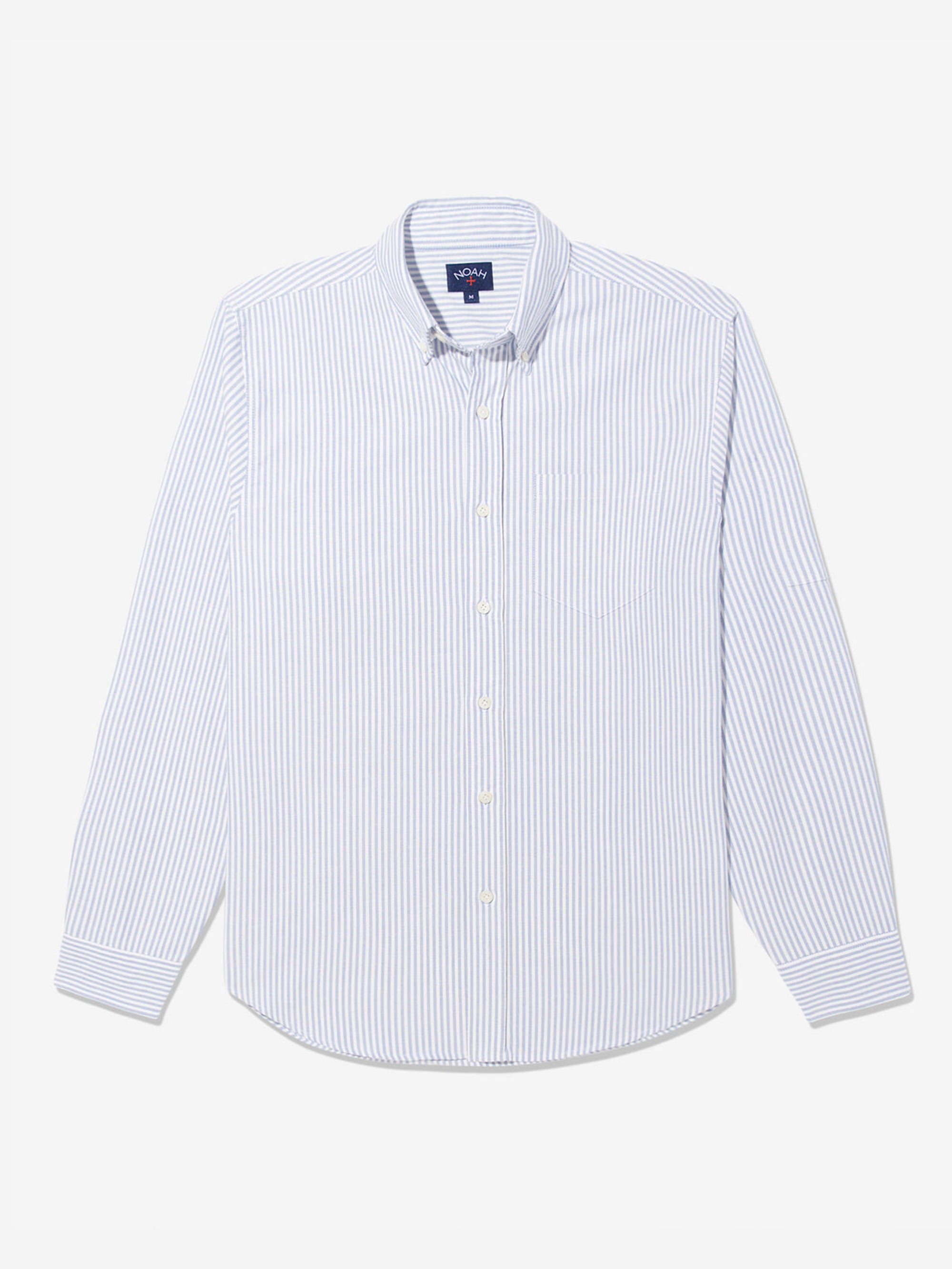 Noah Oxford Shirt - White / Royal – Goodhood