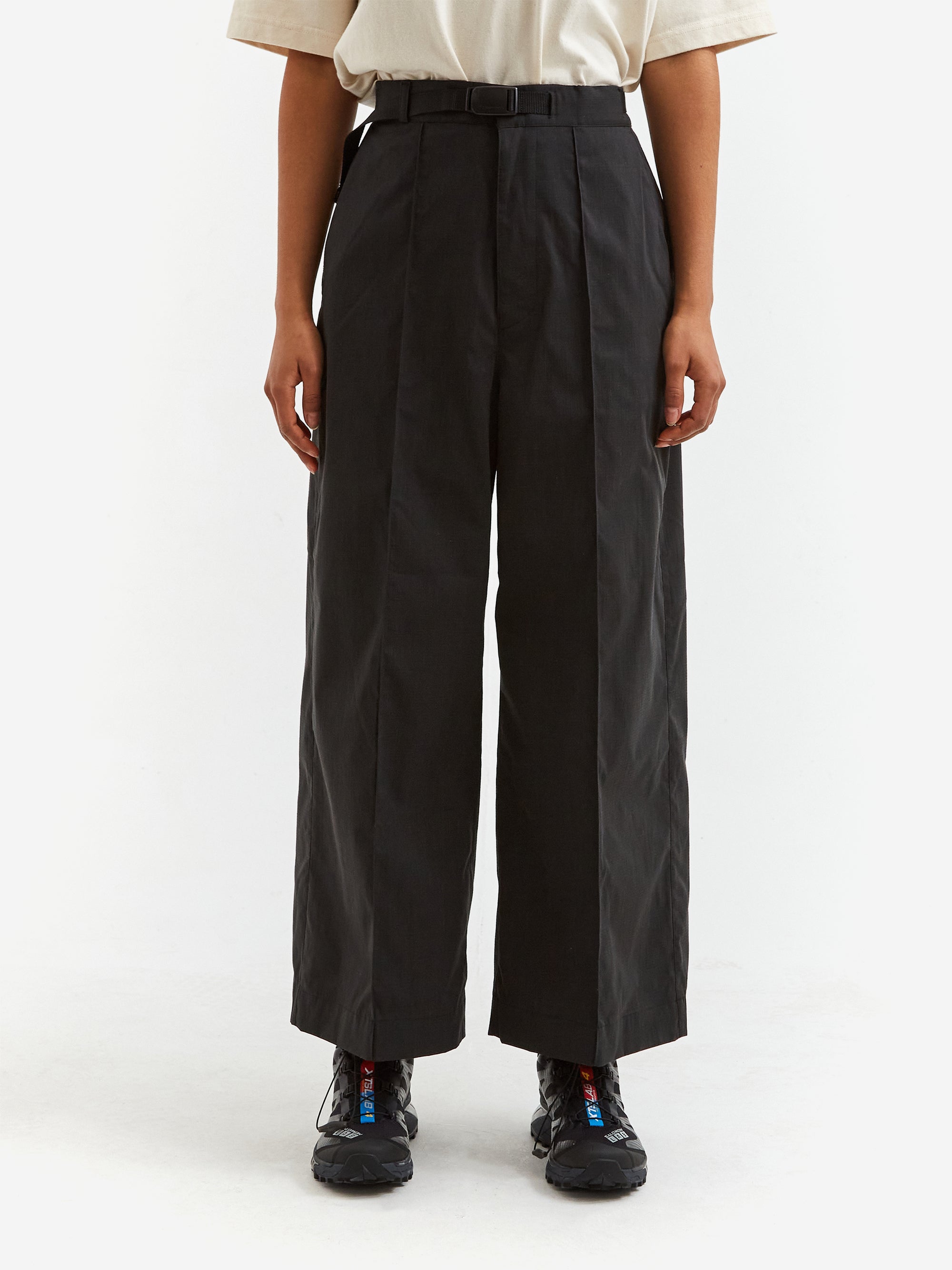 Snow Peak FR Stretch Wide-Leg Pants - Black – Goodhood