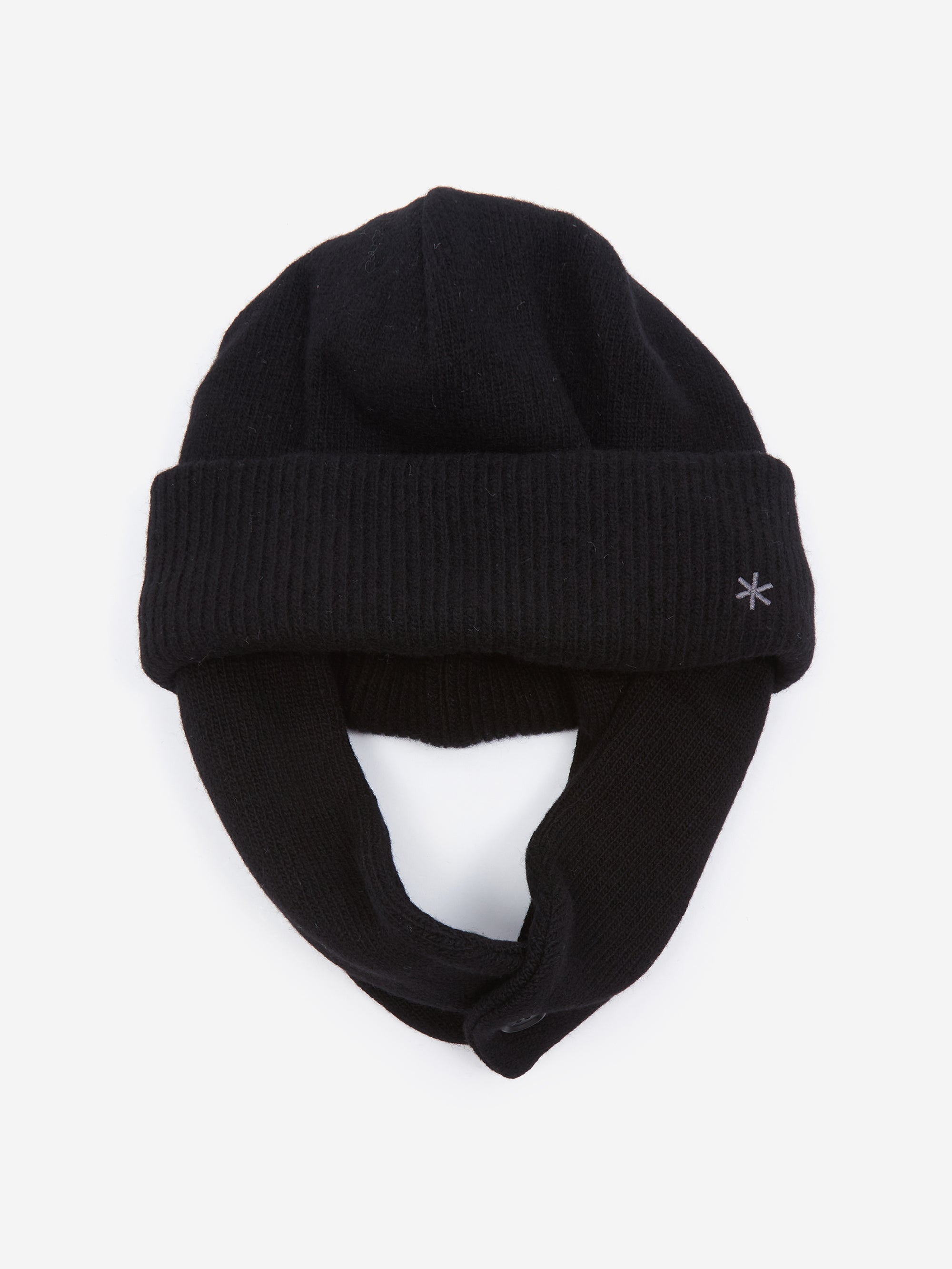 Snow Peak Knit Flight Cap W - Black