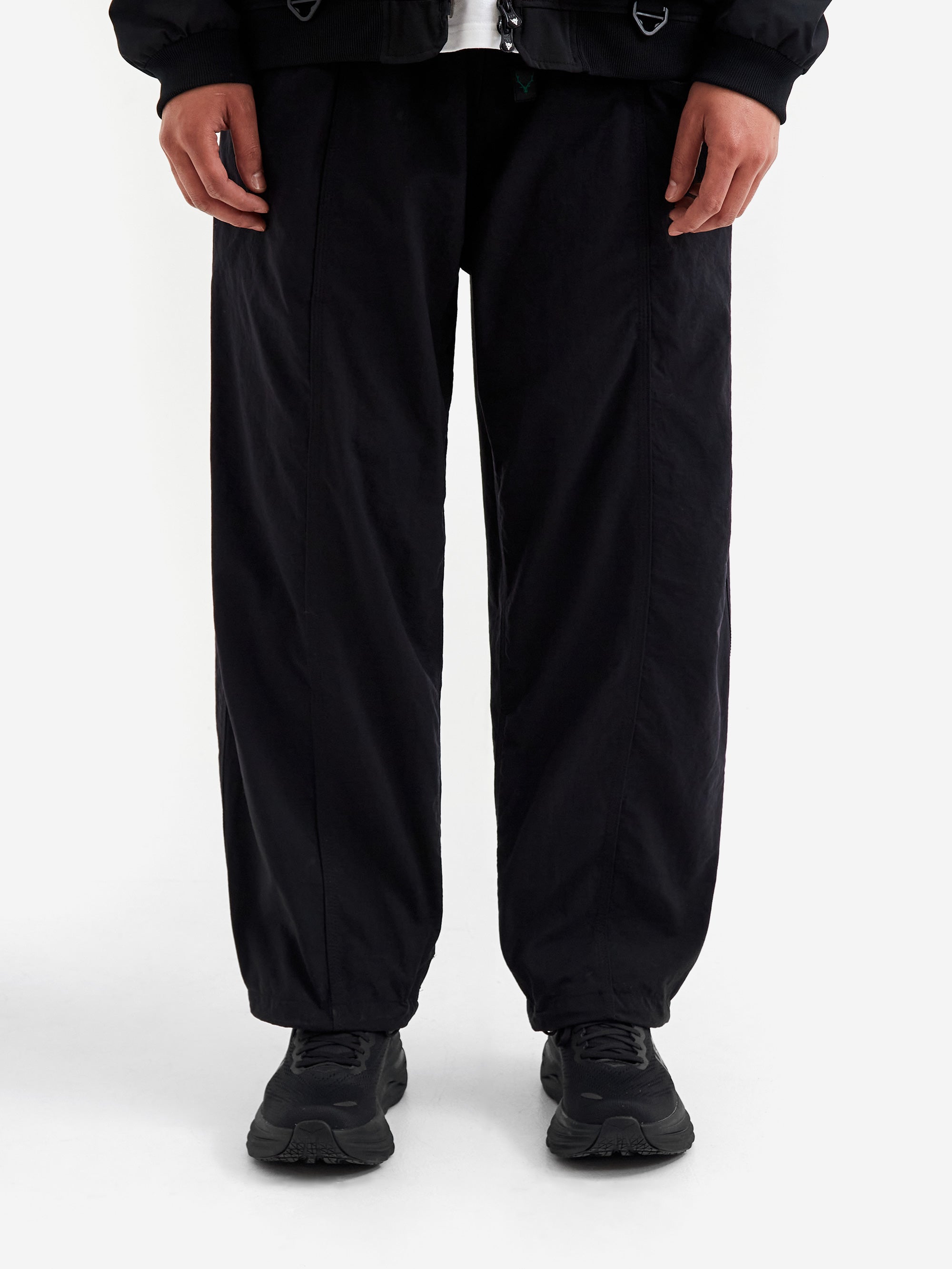 South2 West8 Belted C.S. Pant - Nylon Oxford - Black – Goodhood