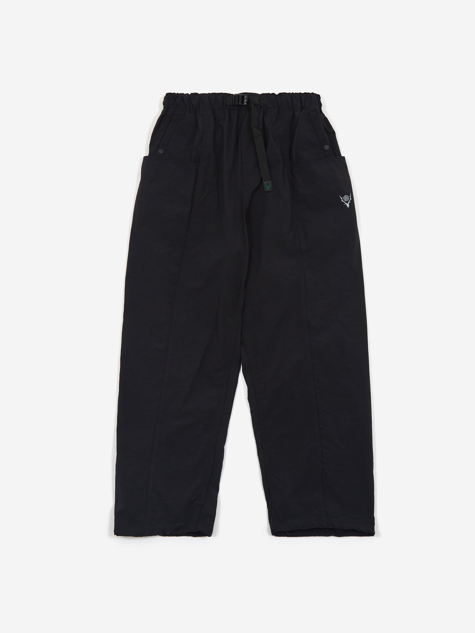 South2 West8 Belted C.S. Pant - Nylon Oxford - Black – Goodhood