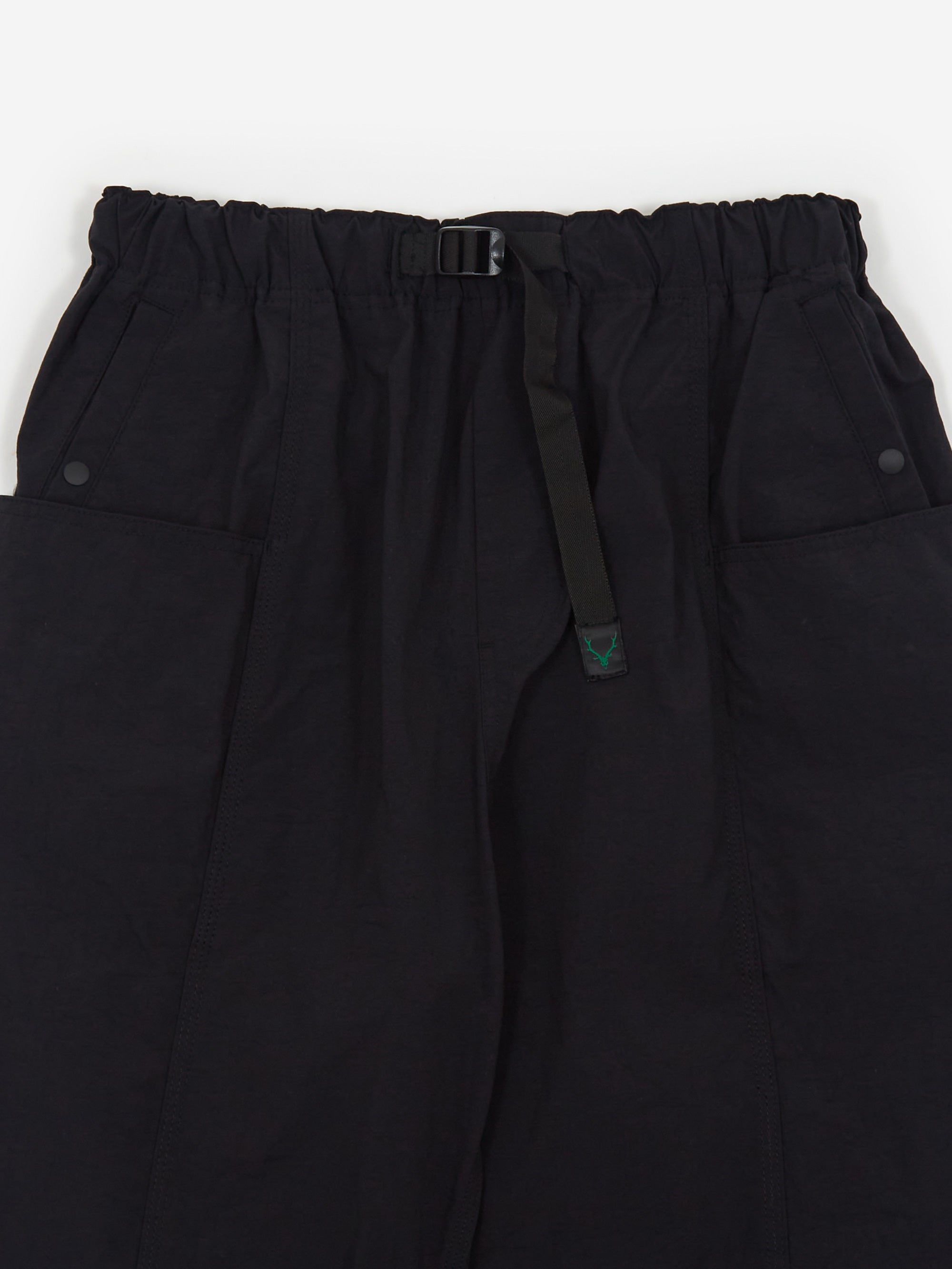 South2 West8 Belted C.S. Pant - Nylon Oxford - Black – Goodhood