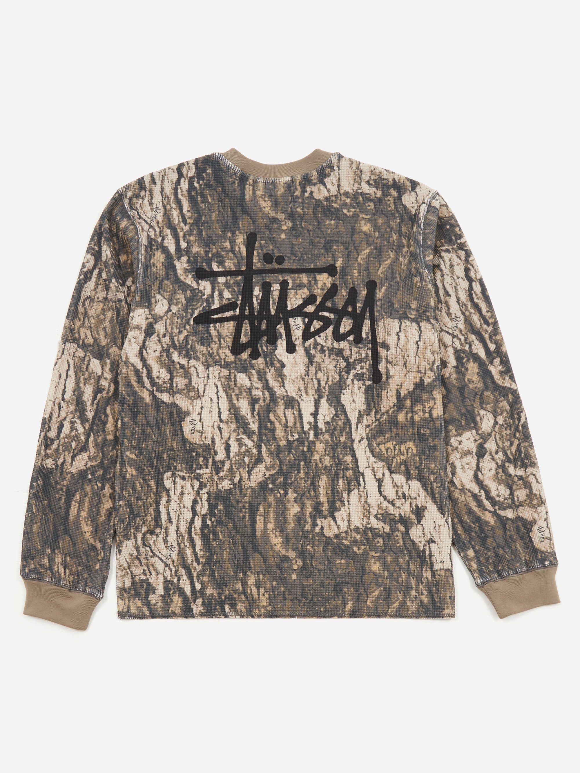 Stussy Basic Stock Long Sleeve Thermal - Relic Camo – Goodhood