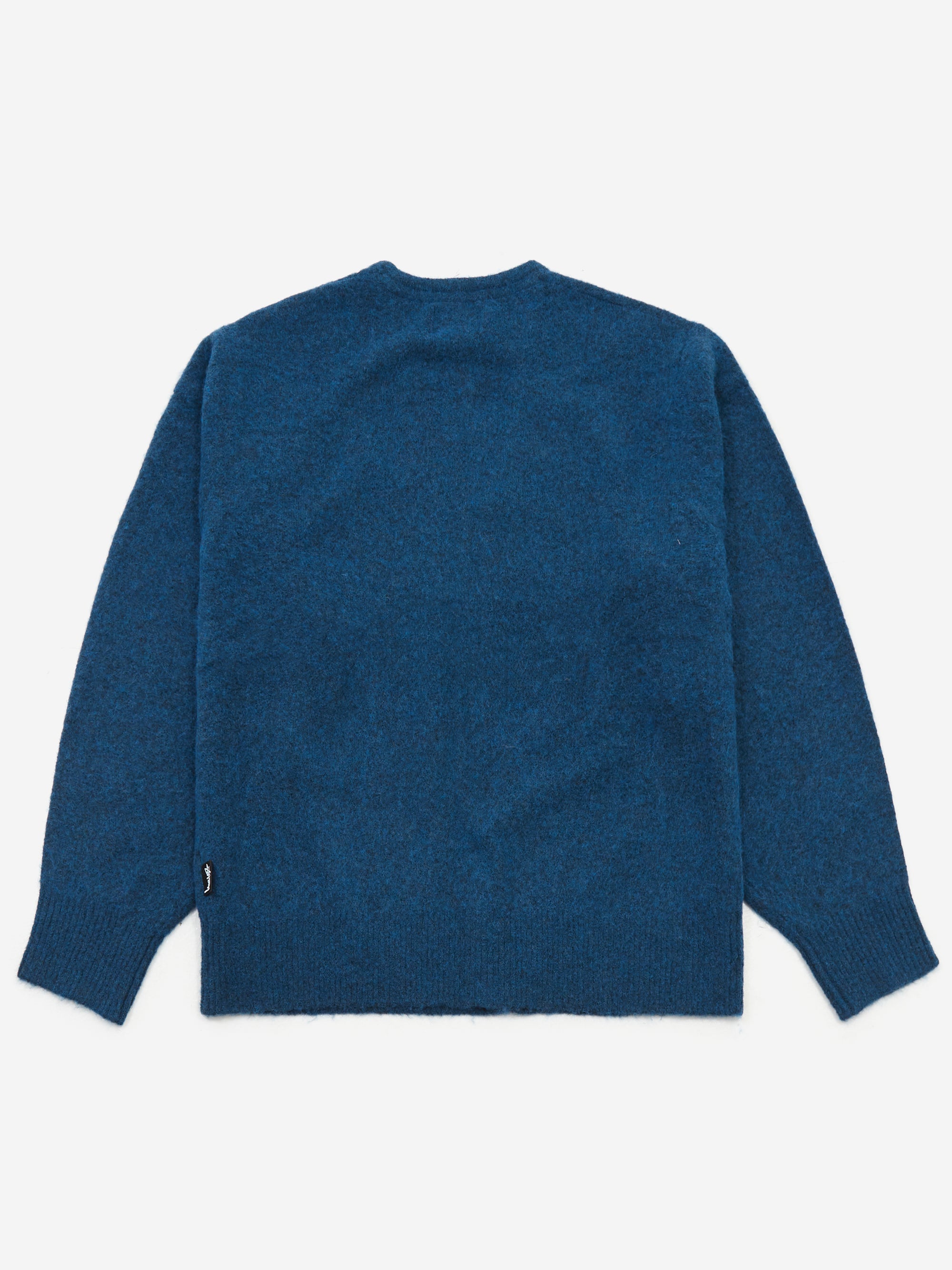 Stussy Brushed Cardigan - Blue – Goodhood STUSSY 23AW BRUSHED 