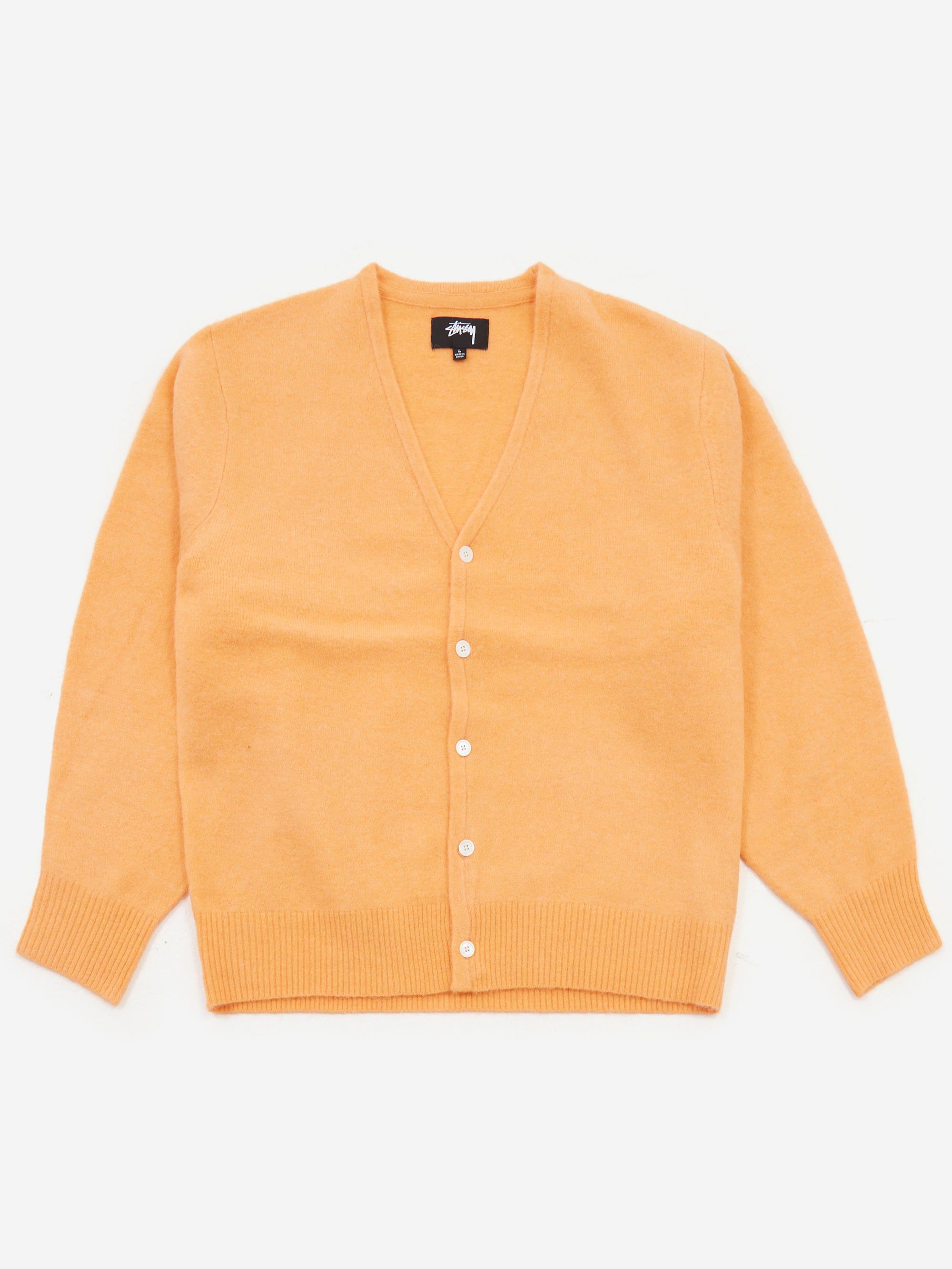 Stussy Brushed Cardigan - Peach – Goodhood