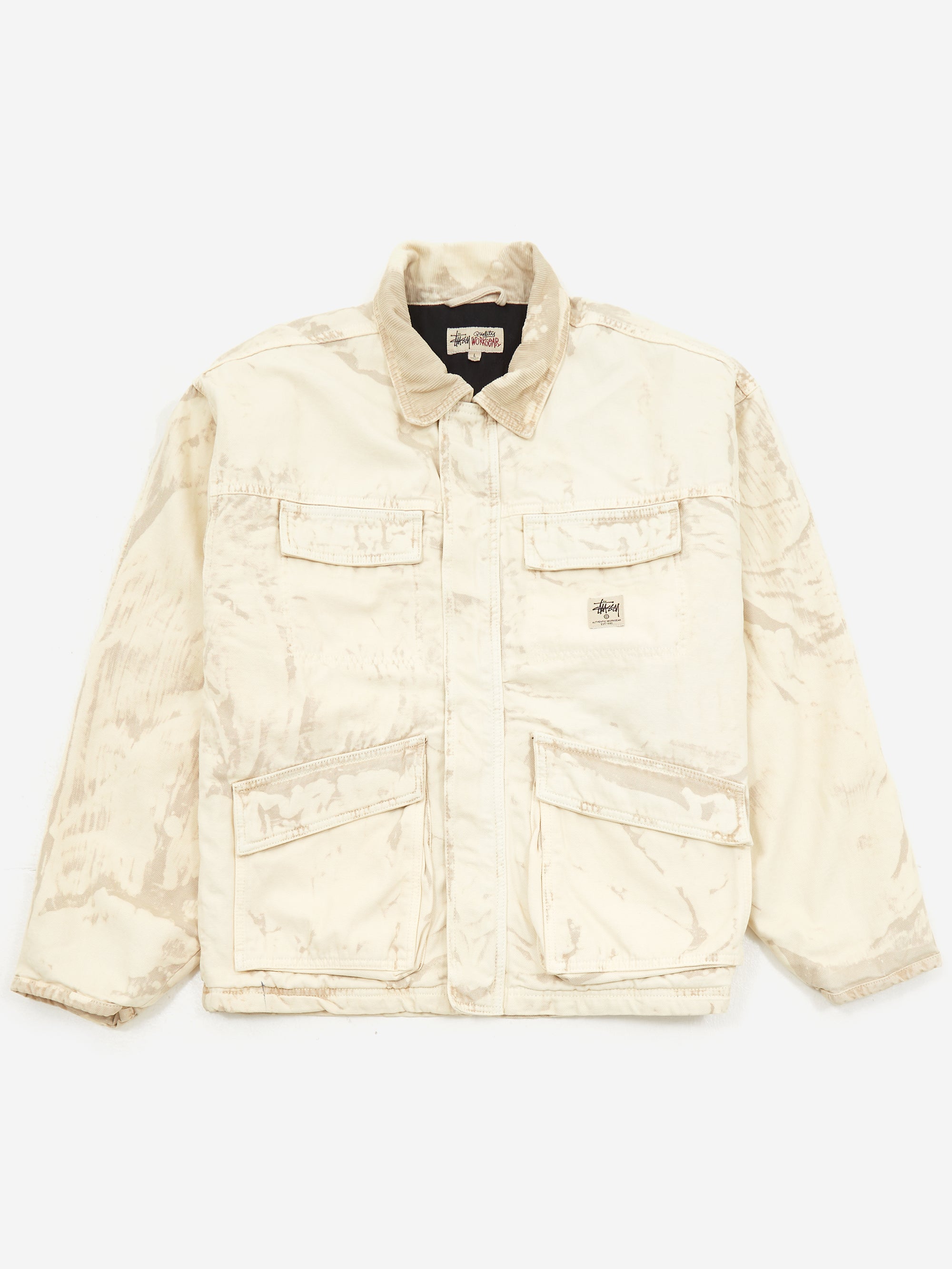 Canvas shop deals jacket stussy