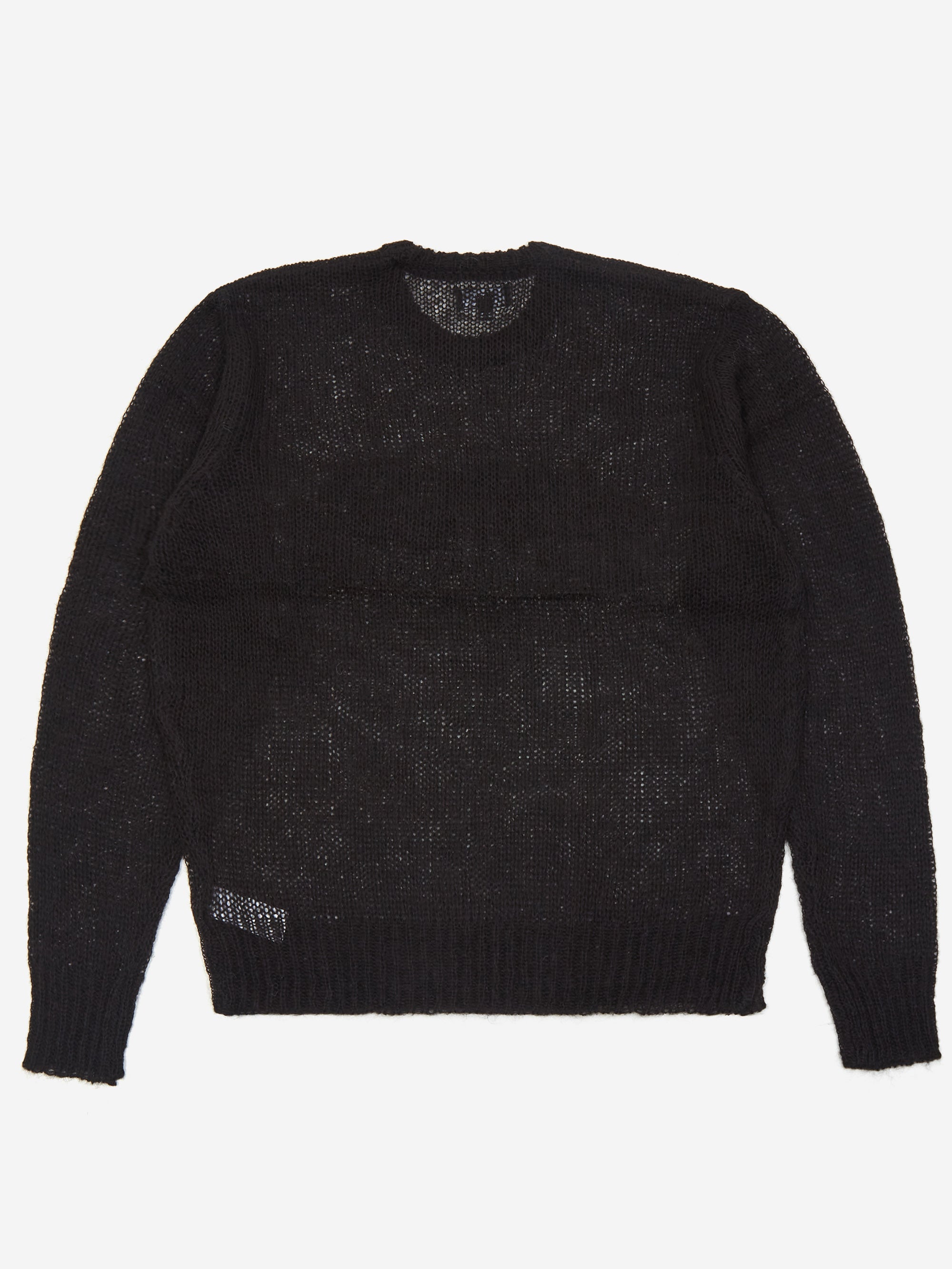 Stussy Loose Knit Sweater Black Goodhood