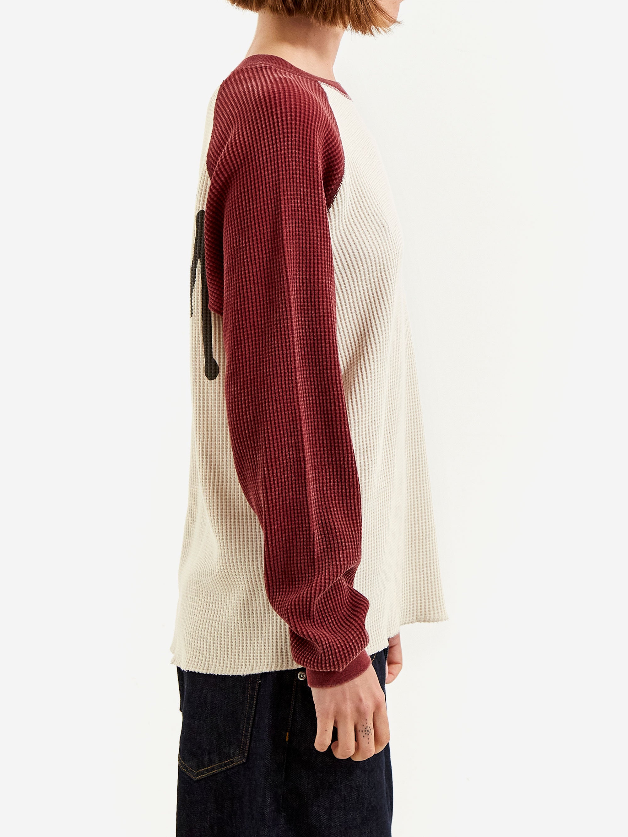 Stussy Raglan Thermal 2 Tone W - Off White – Goodhood