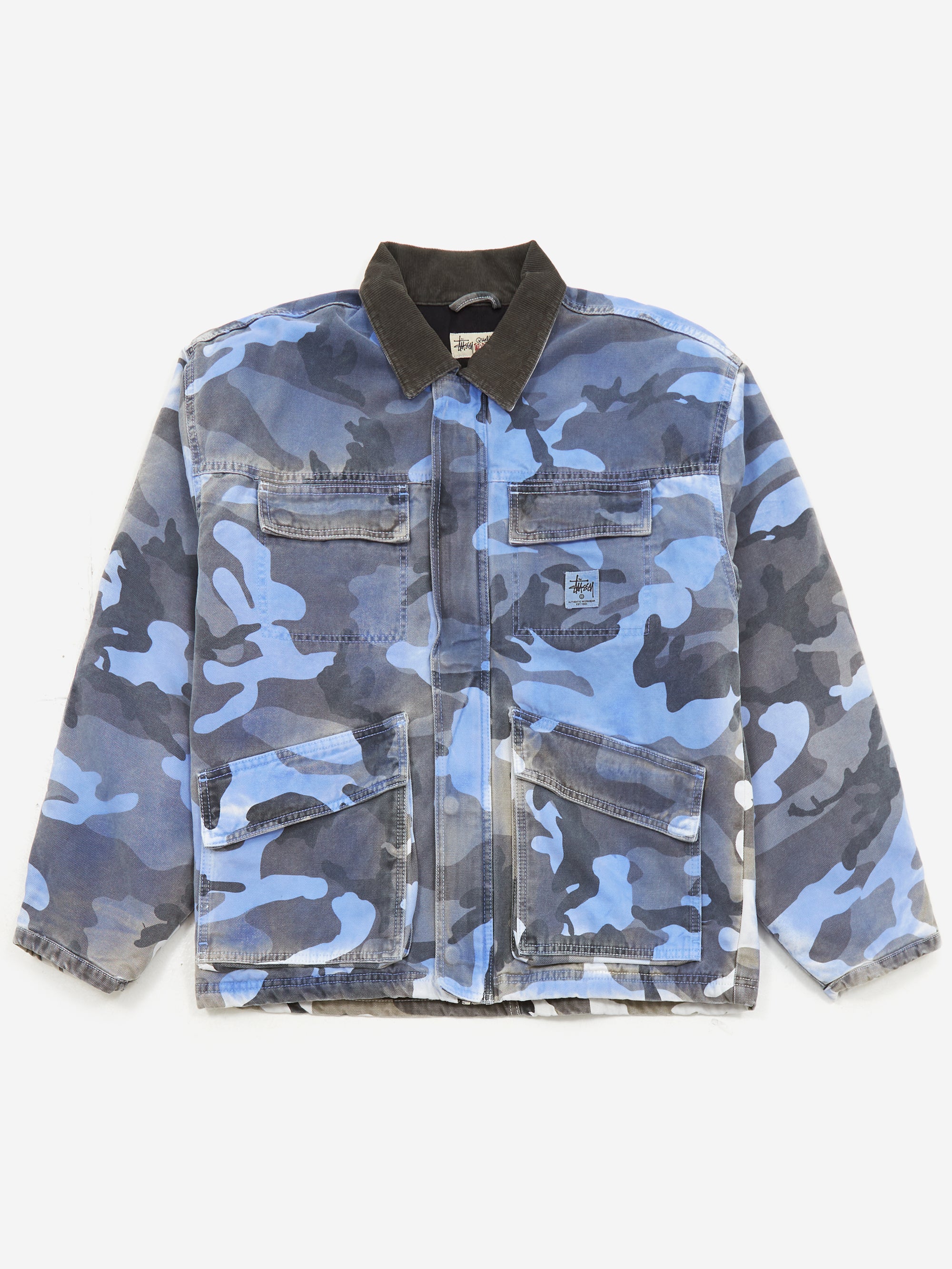 Stussy camo 2025 jacket womens