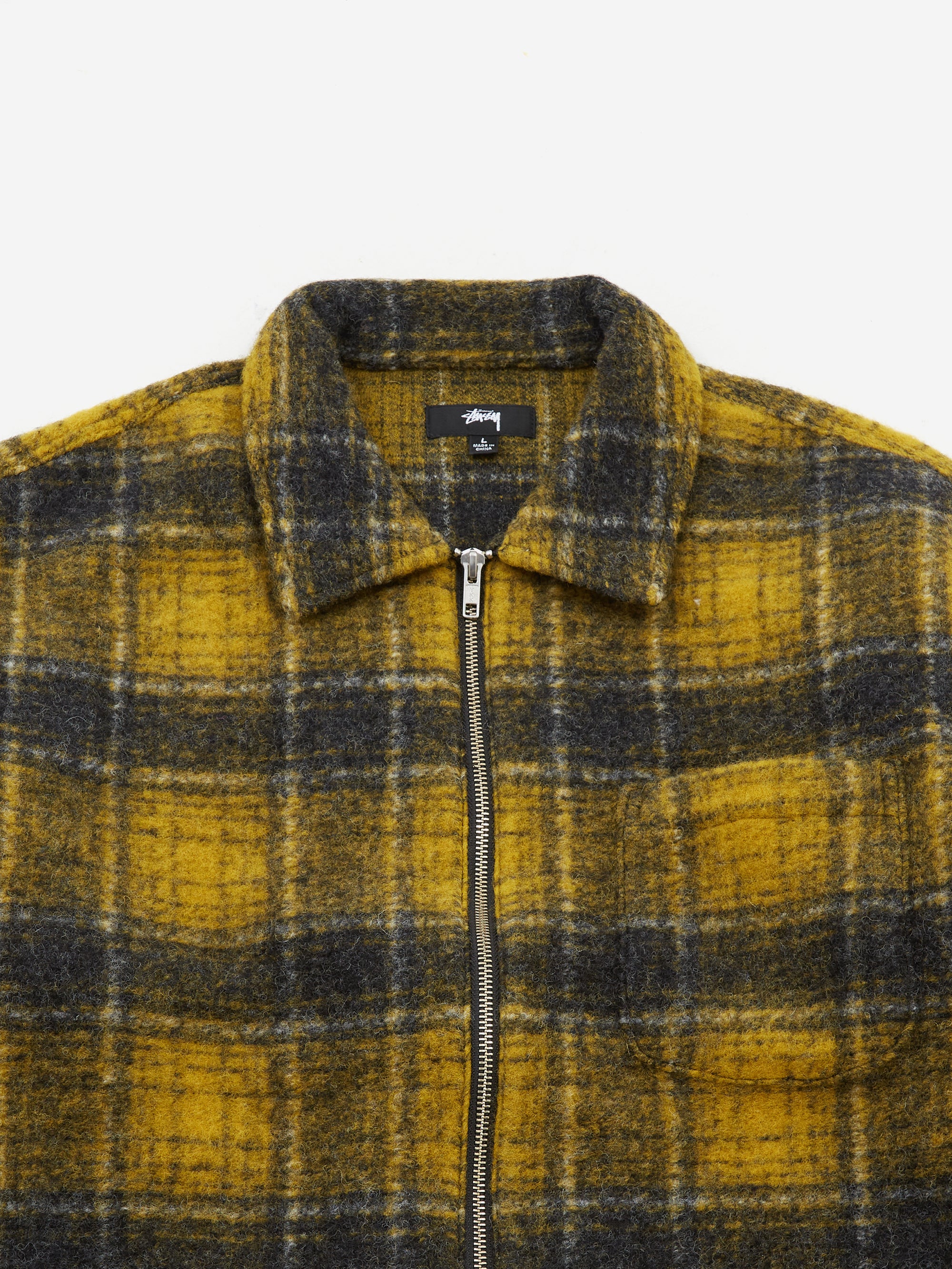 Stussy on sale flannel jacket