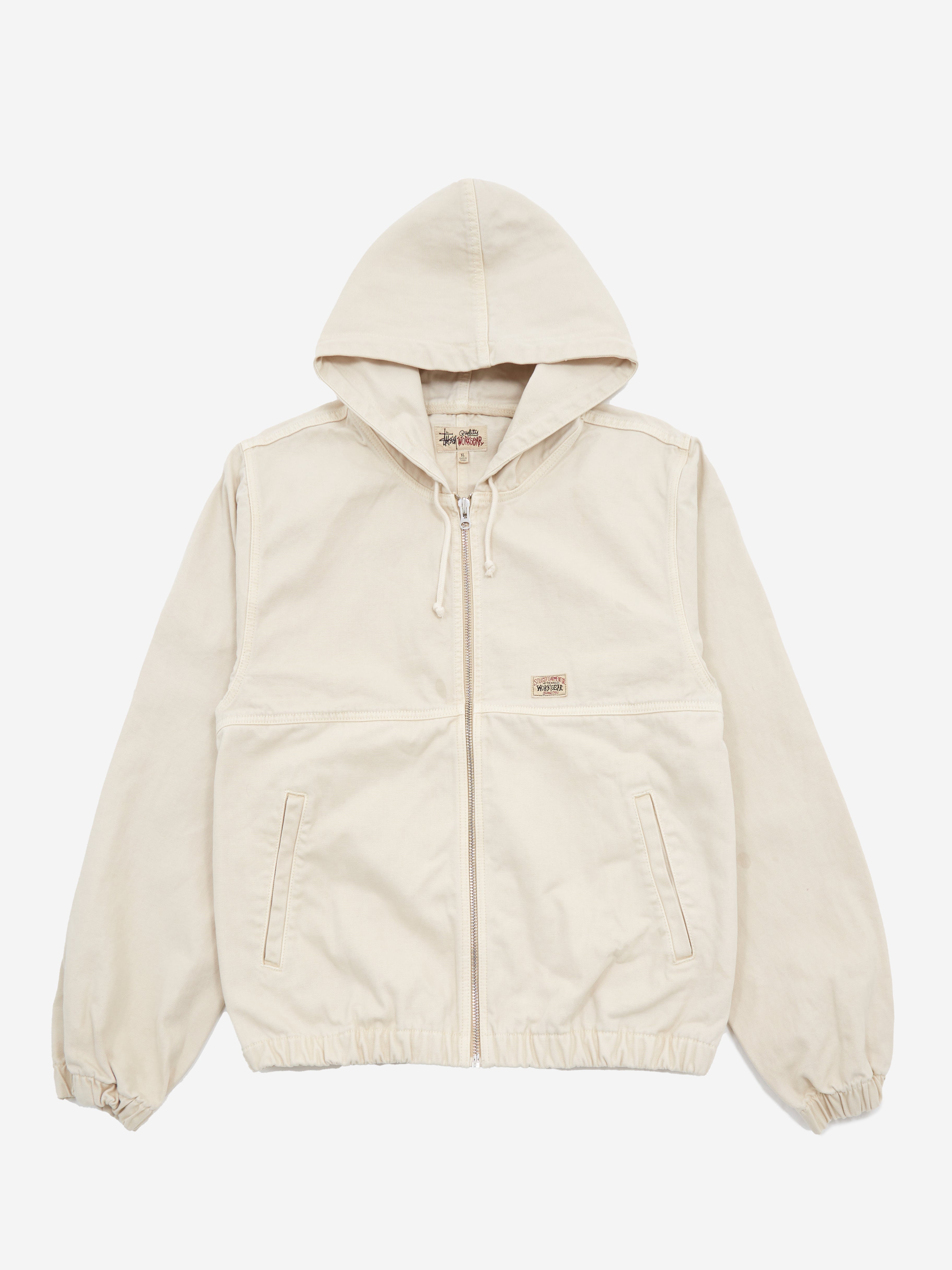 Stussy Work Jacket Unlined Canvas - Vintage Natural – Goodhood