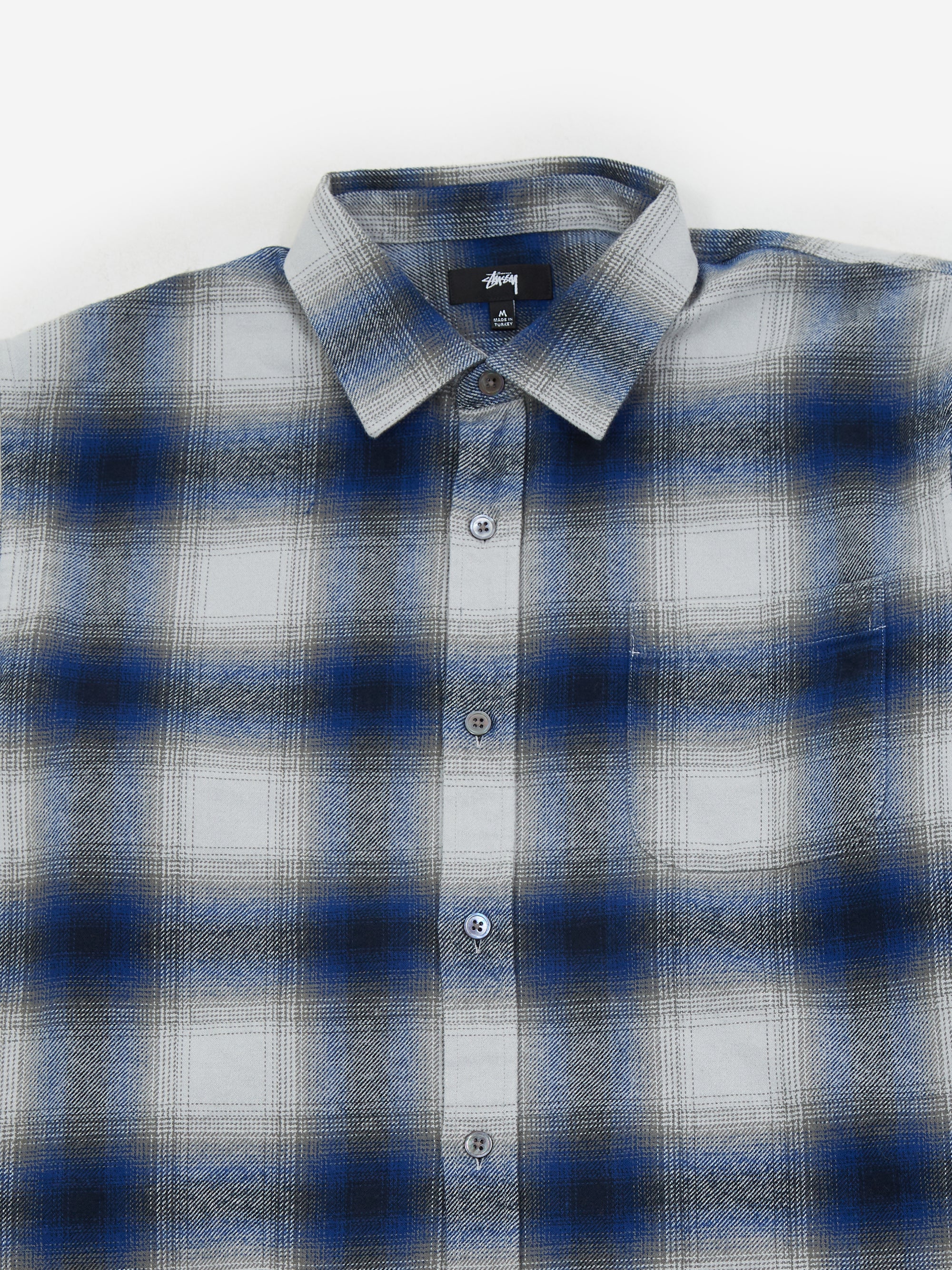 Stussy Bay Plaid Shirt - Navy