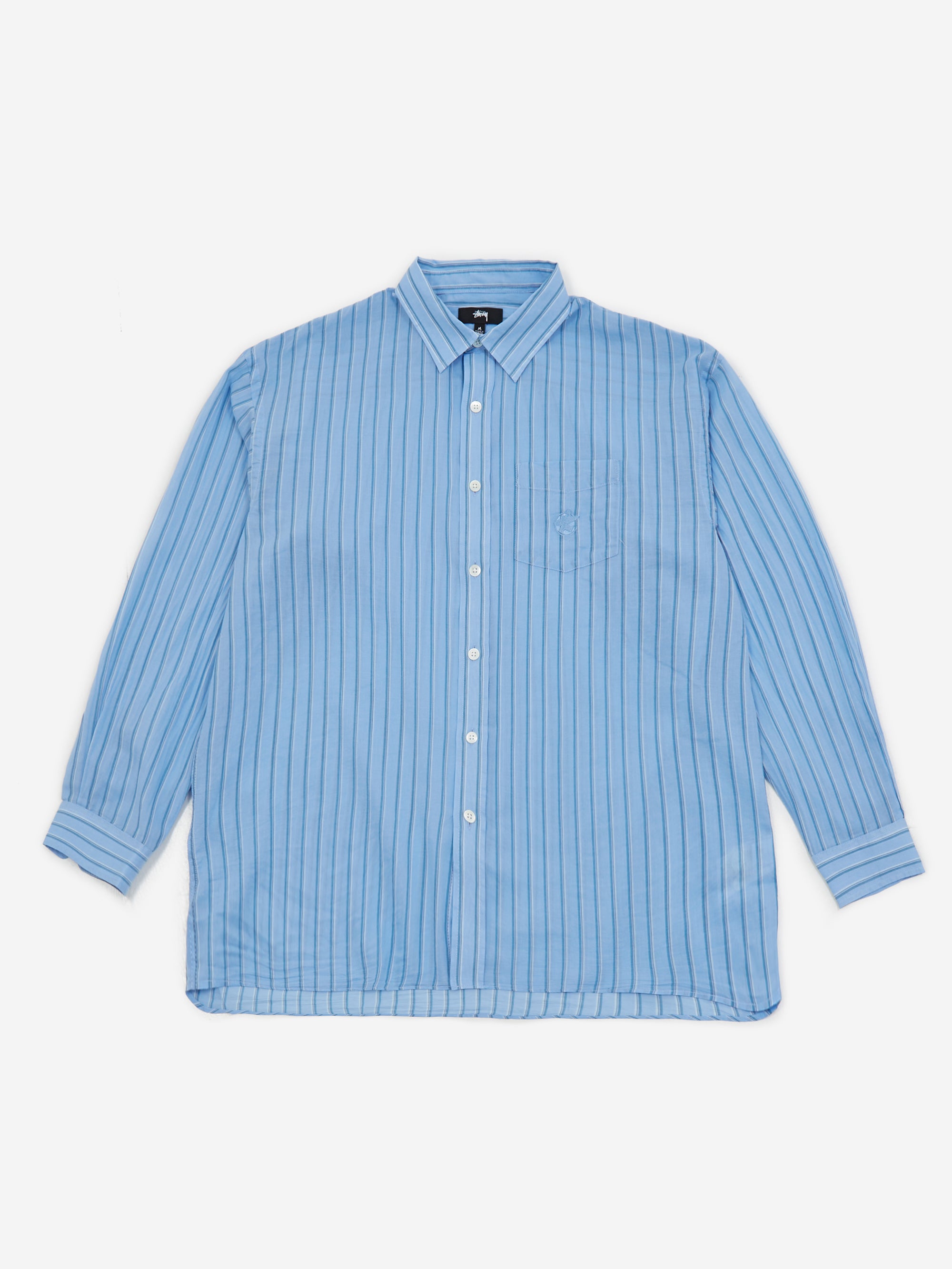 Stussy Light Weight Classic Shirt - Blue Stripe – Goodhood