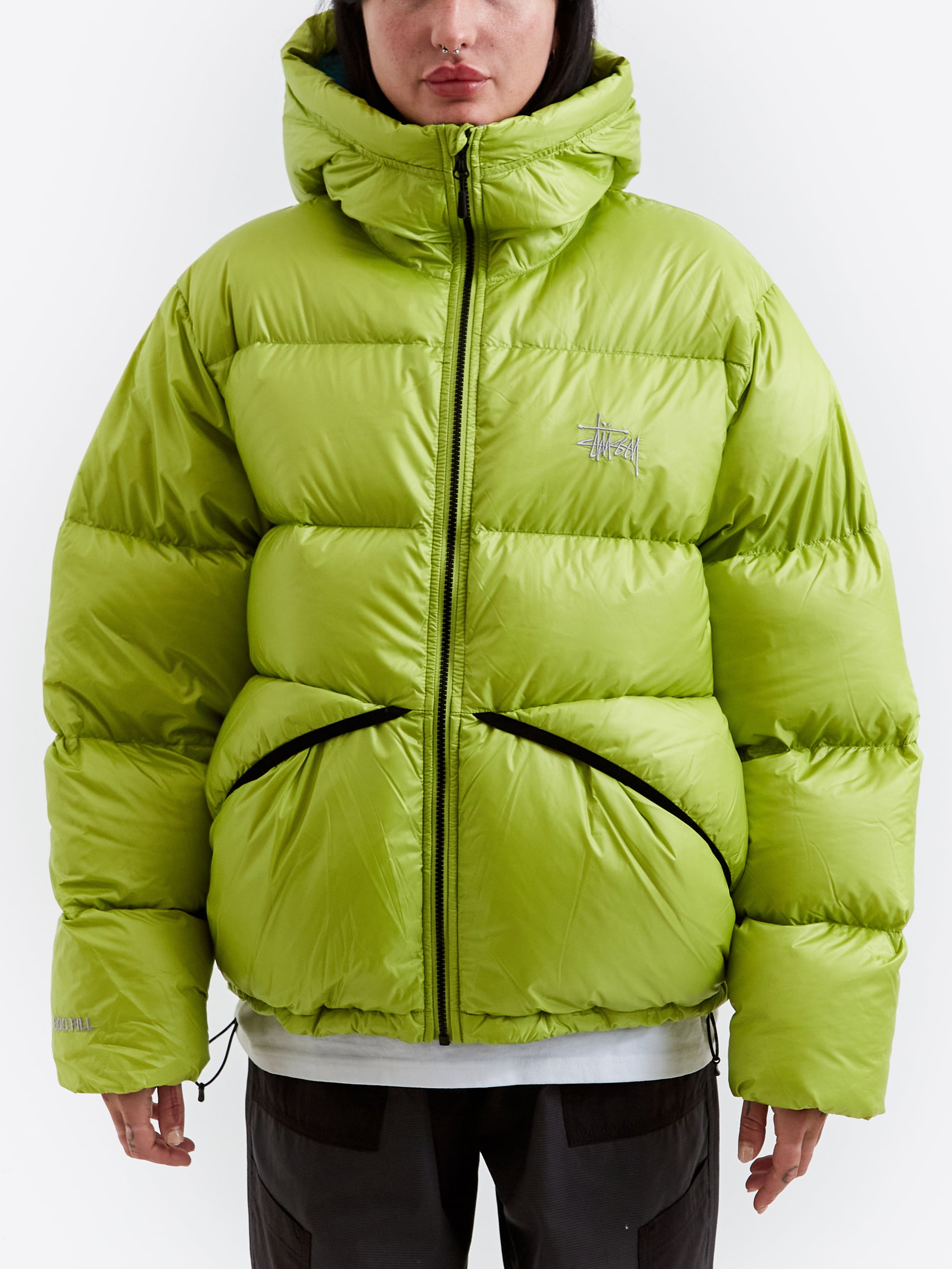 Stussy Micro Ripstop Down Parka W - Lime