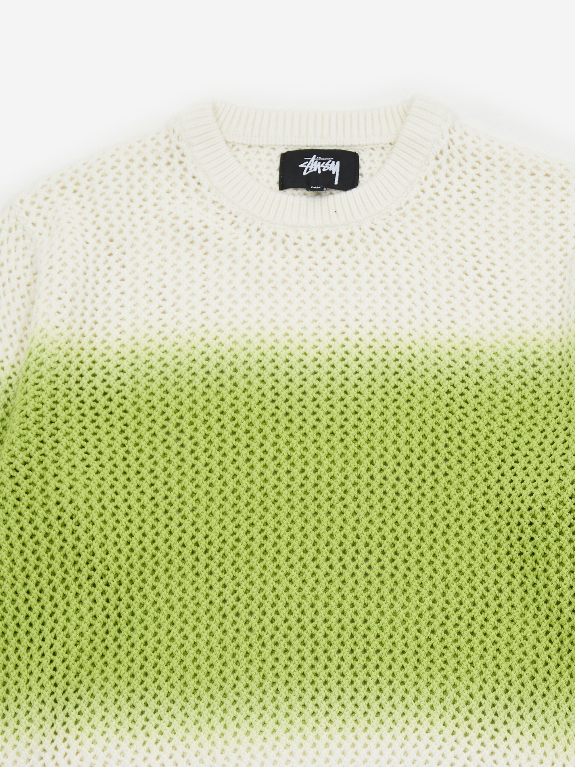 Stussy Pig. Dyed Loose Gauge Sweater - Bright Green
