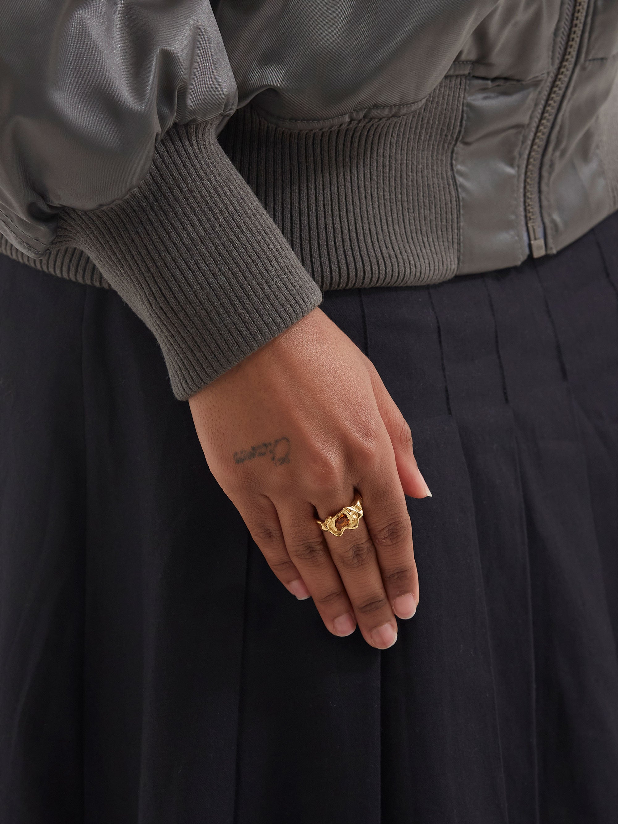 Simuero Ola Ring - Orange/Gold – Goodhood