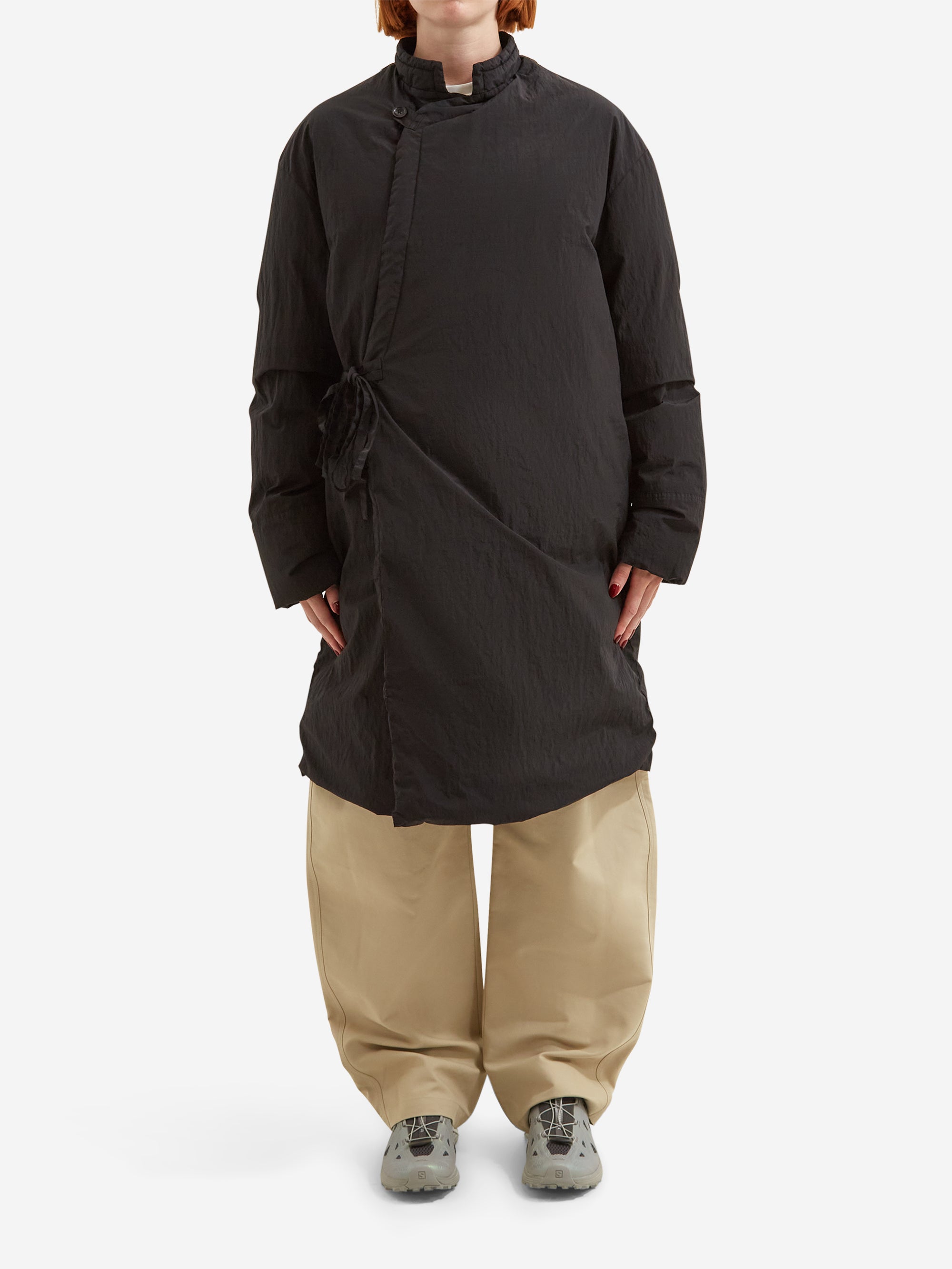 Snow Peak Garment Dyed Down Coat - Black – Goodhood