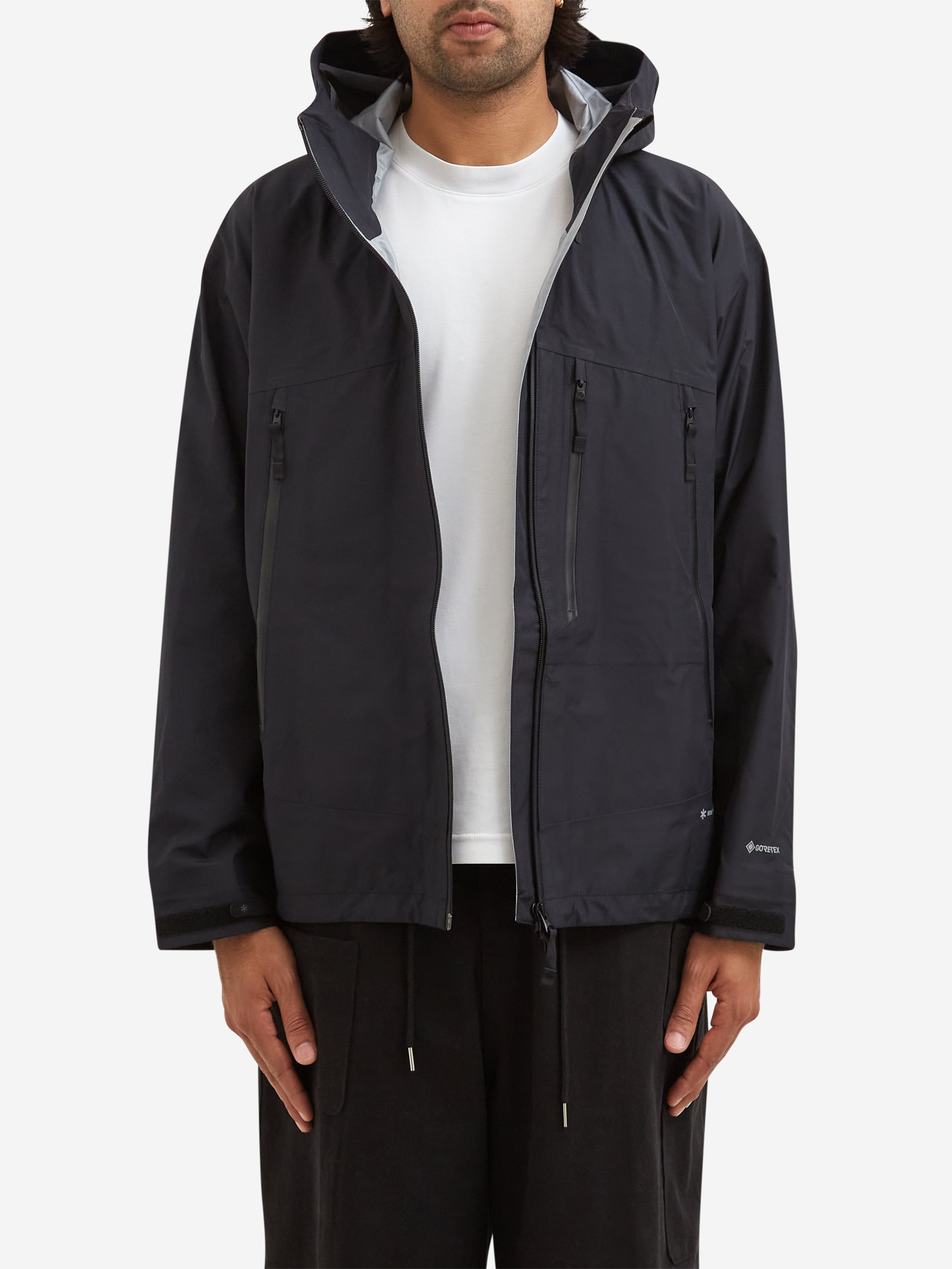 Snow Peak Gore-Tex Rain Jacket - Black – Goodhood