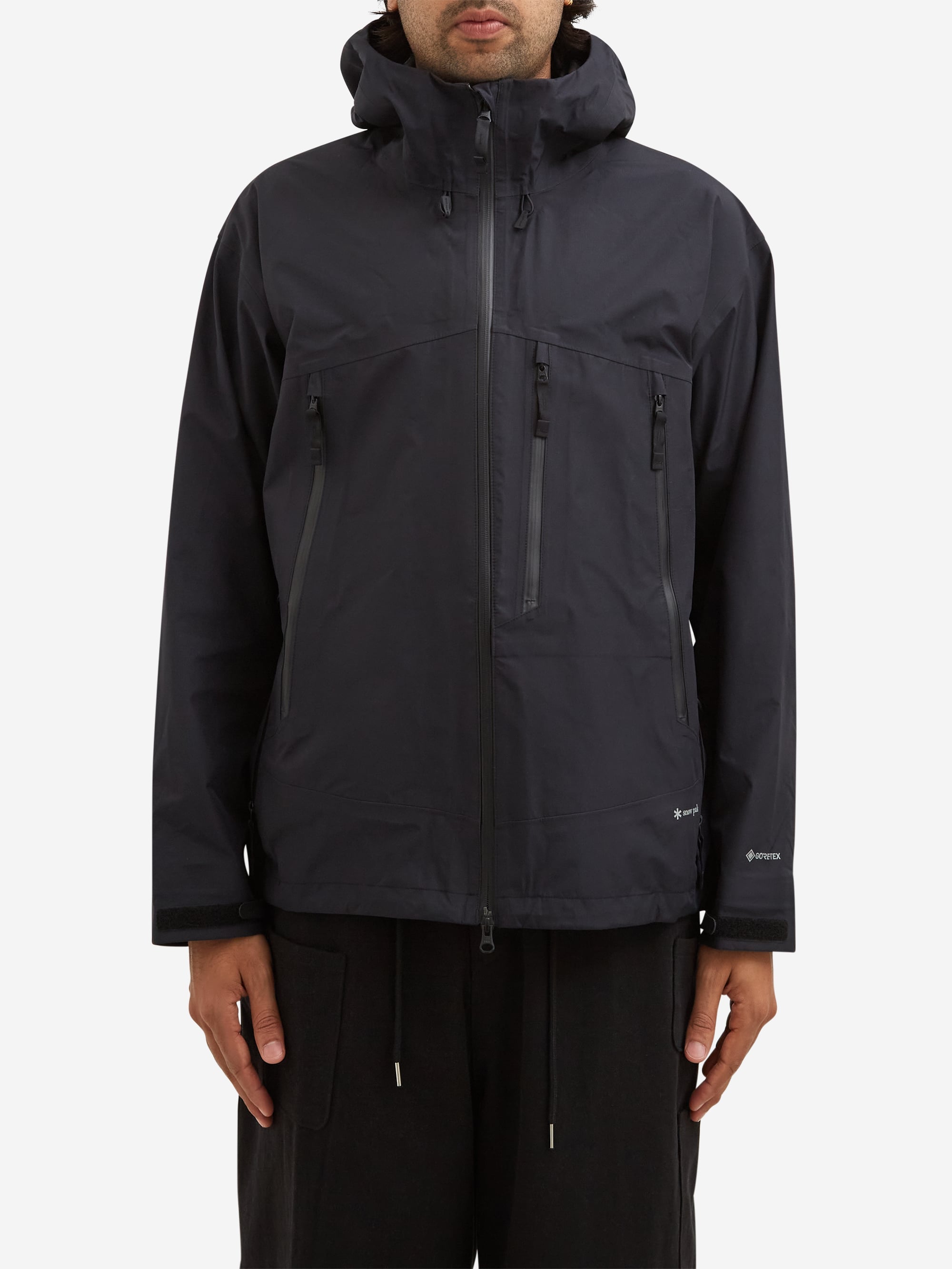 Snow Peak Gore-Tex Rain Jacket - Black – Goodhood