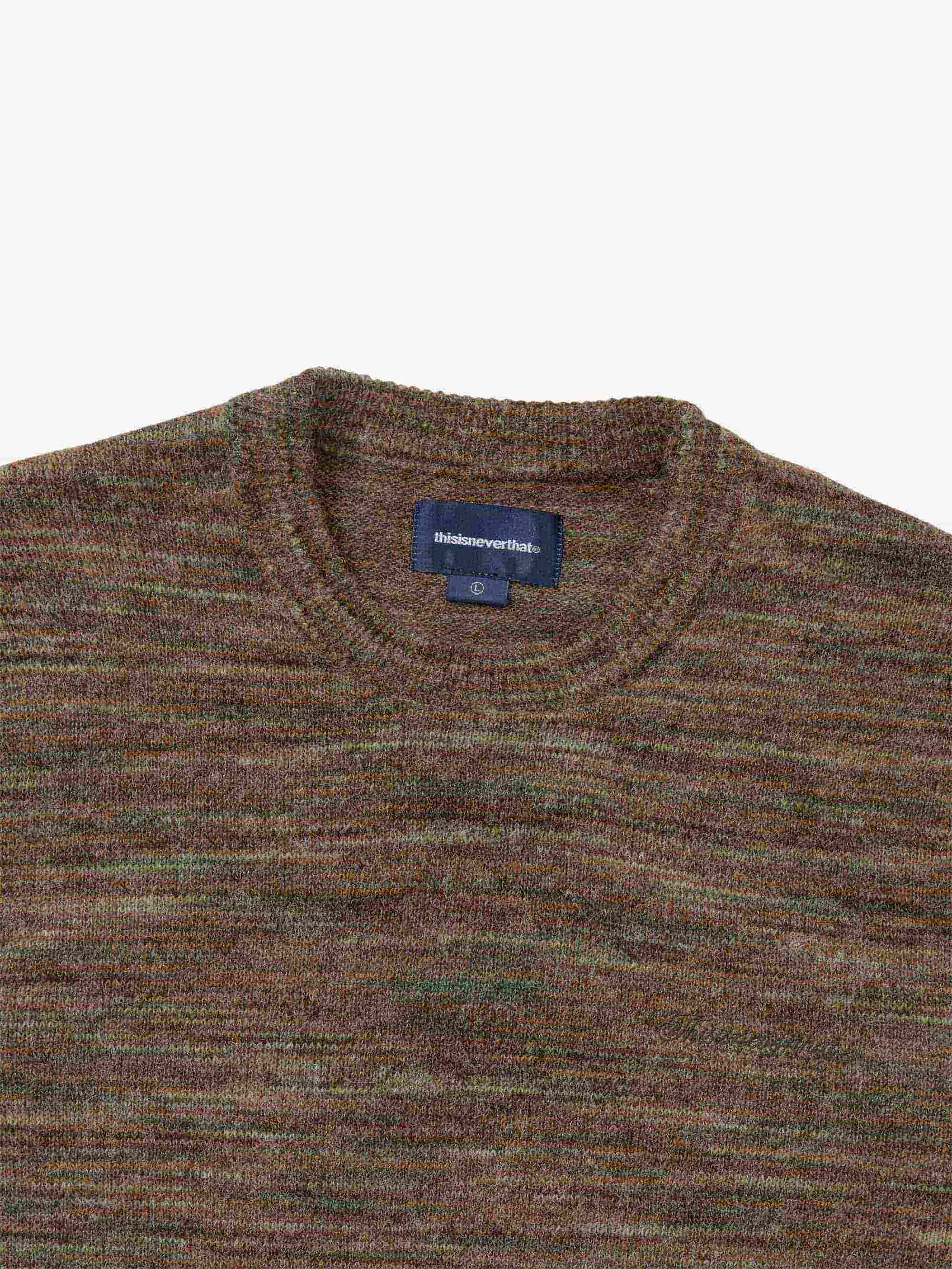 thisisneverthat Static Knit Sweater - Olive – Goodhood