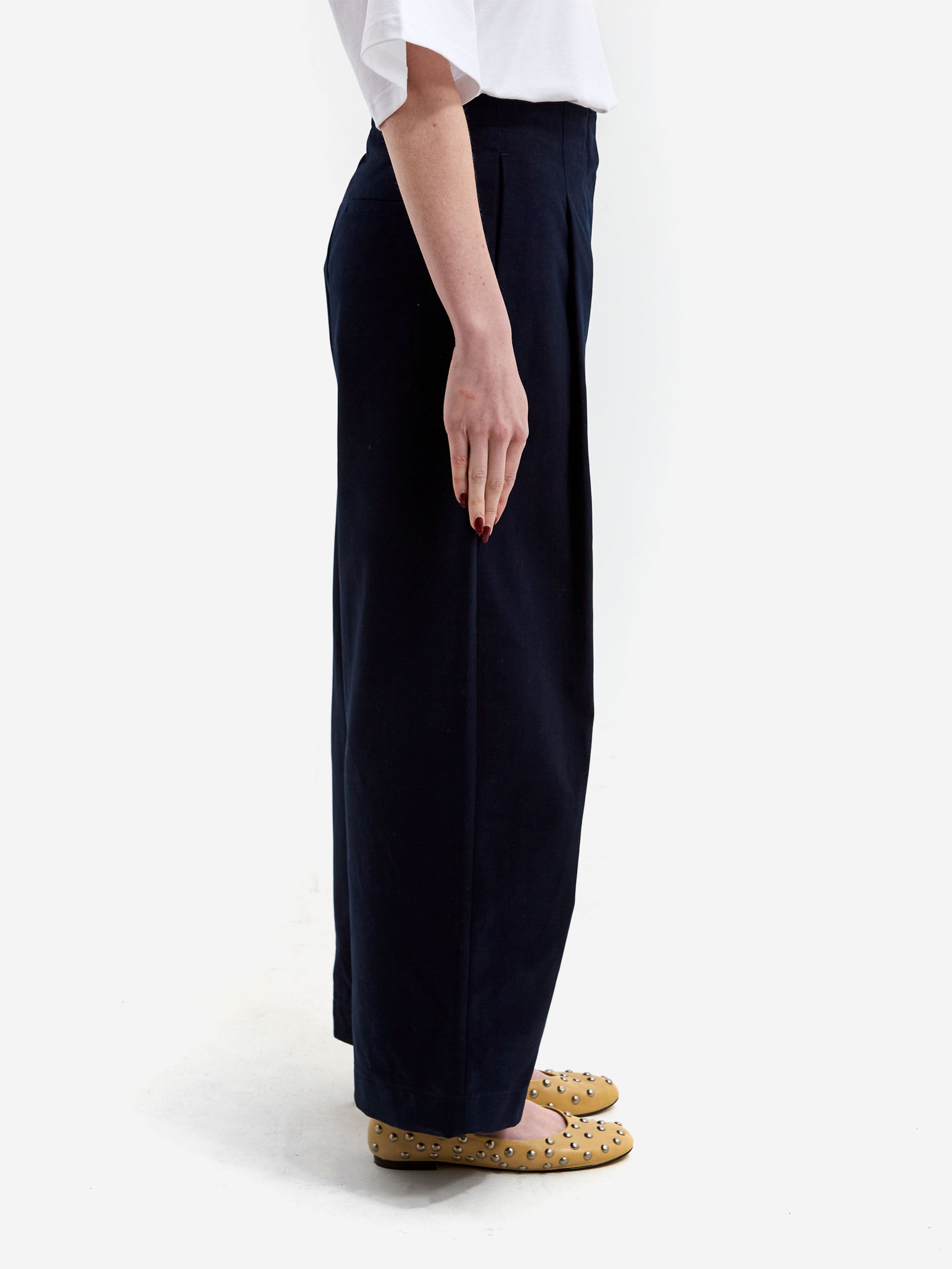 Studio Nicholson Dordoni Pants - Dark Navy – Goodhood