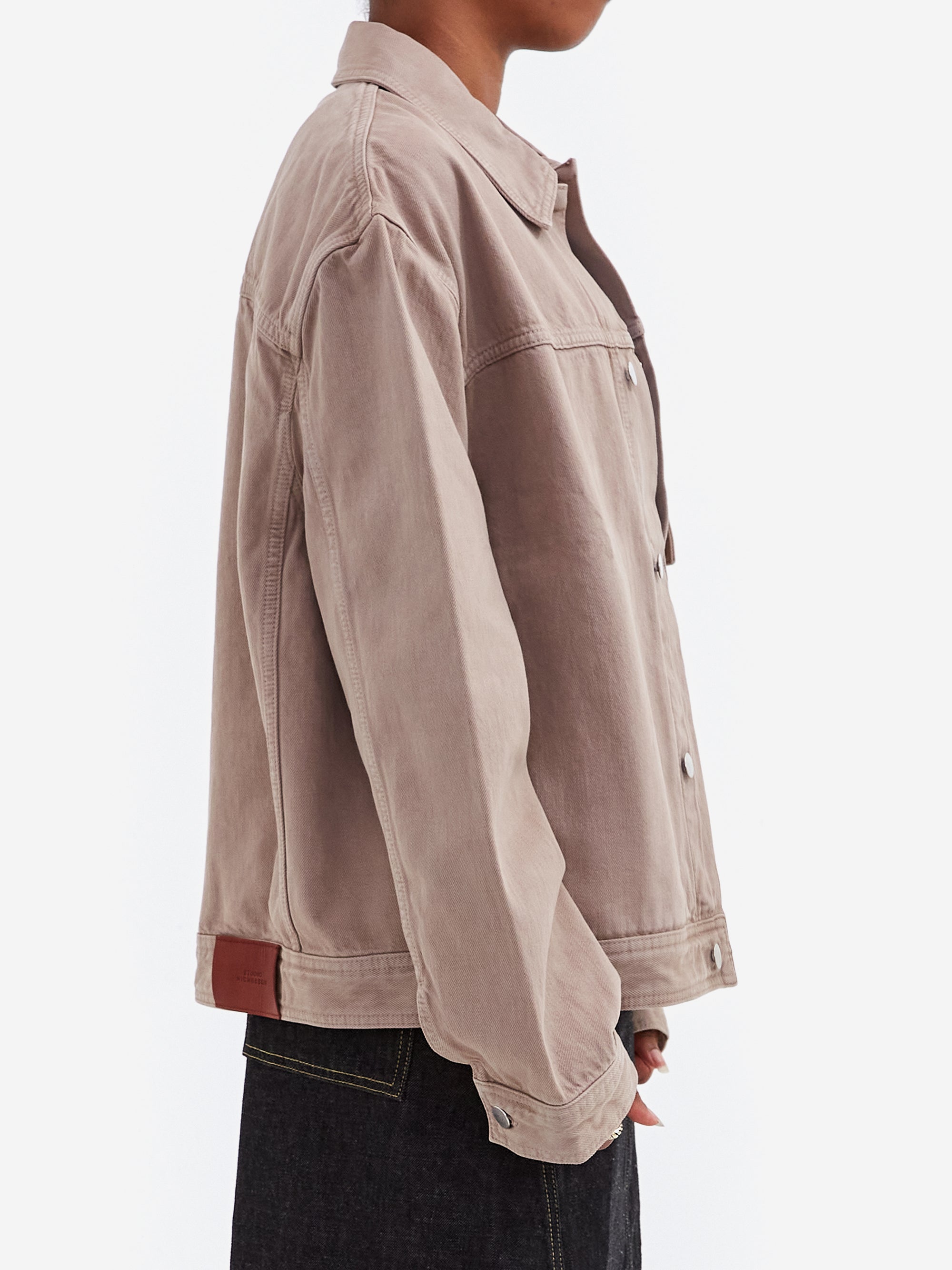 Studio Nicholson Petar Patch Denim Jacket - Fawn – Goodhood